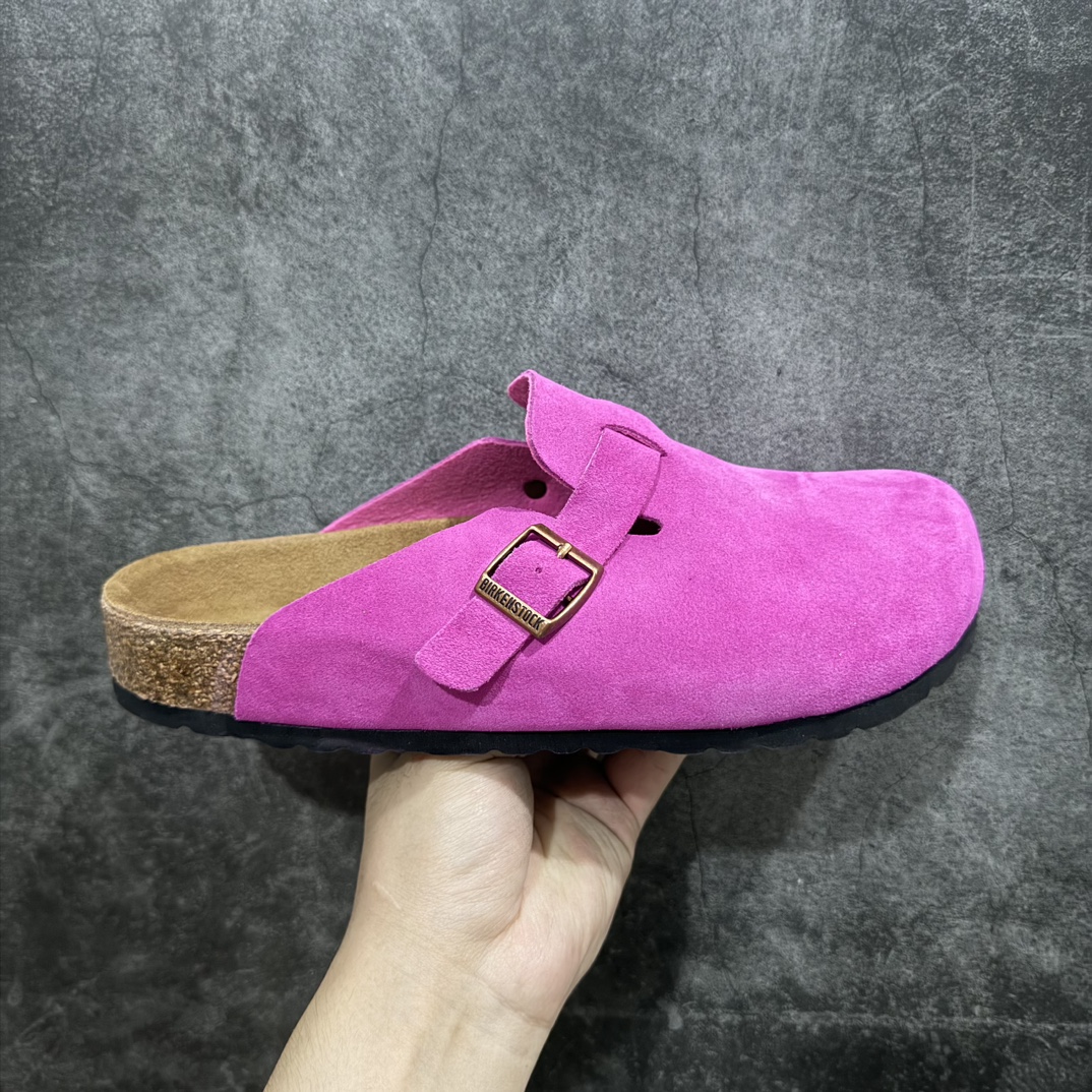 【X1版本】市面顶级版本德国百年知名鞋履品牌·博肯Birkenstock 勃肯包拖系列‼️n勃肯伦敦系列低帮牛皮绒面革平底复古软木休闲鞋n原产品质 采用质地柔软牛皮绒面革植入羊羔毛鞋垫和里衬材质n中底搭载缓震软木橡胶 尺码：35 36 37 38 39 40 41 42 43 44 45 编码：HH260280-鞋库