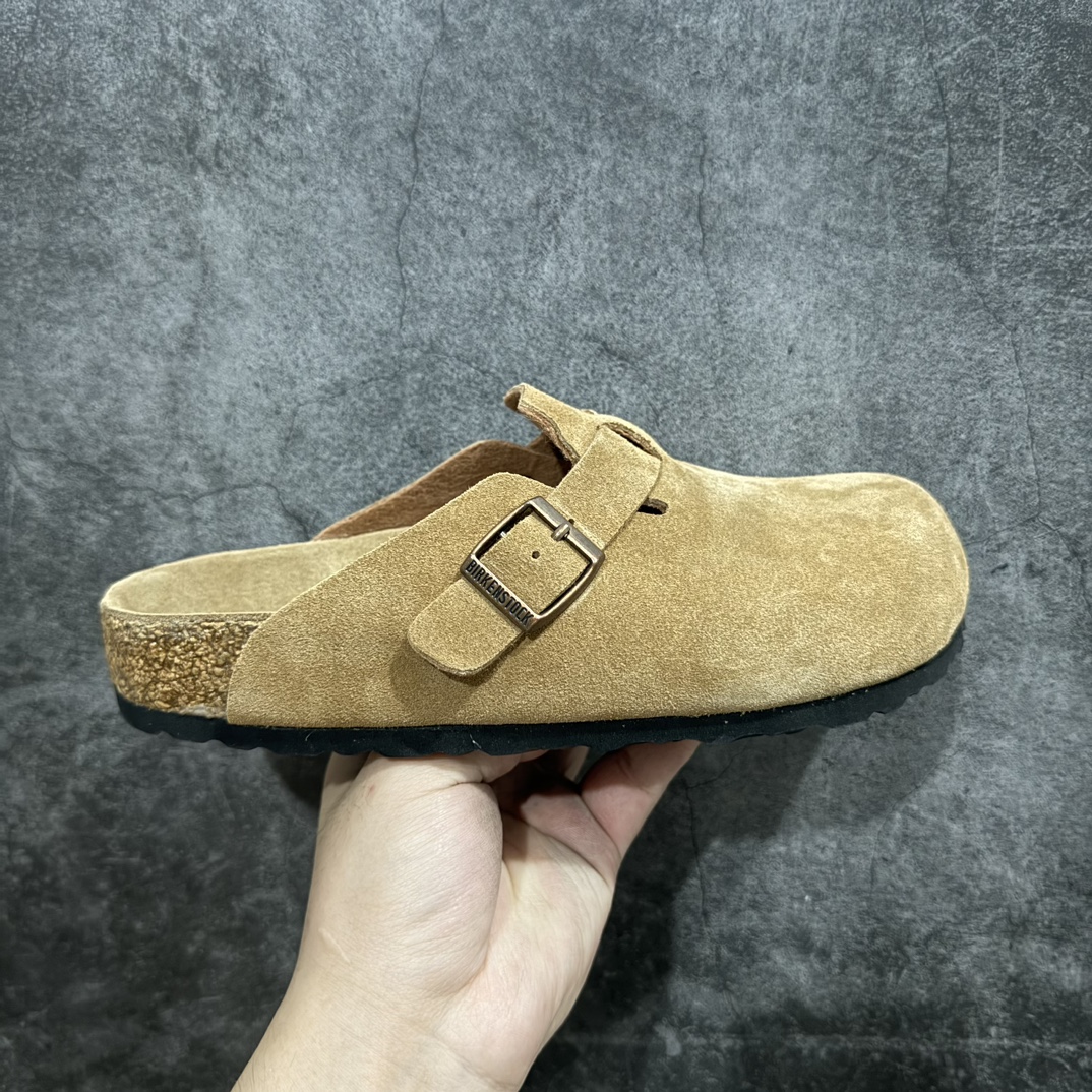 【X1版本】市面顶级版本德国百年知名鞋履品牌·博肯 Birkenstock 勃肯包拖系列‼️n勃肯伦敦系列低帮牛皮绒面革平底复古软木休闲鞋n原产品质 采用质地柔软牛皮绒面革植入羊羔毛鞋垫和里衬材质n中底搭载缓震软木橡胶 尺码：35 36 37 38 39 40 41 42 43 44 45 编码：HH260280-鞋库