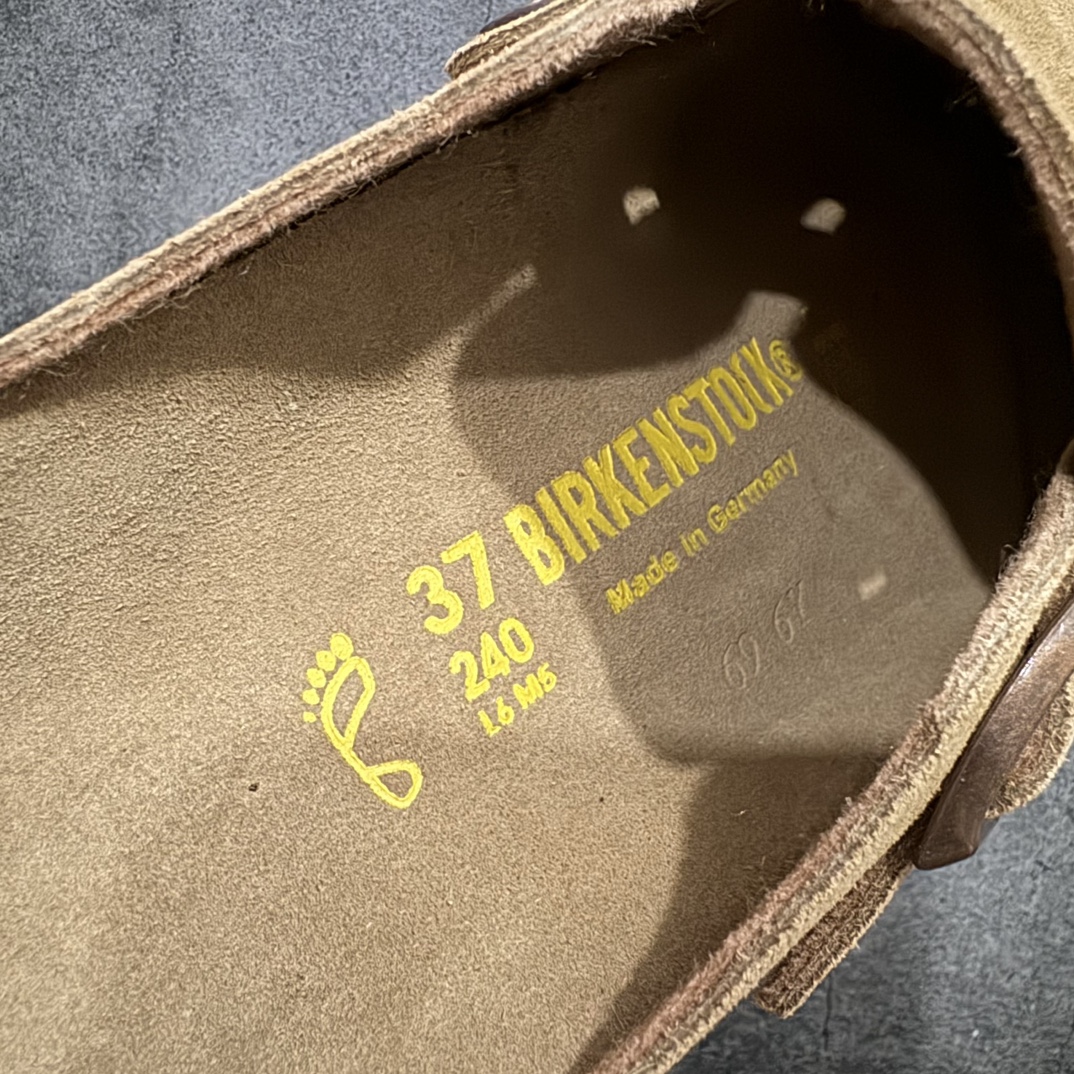 图片[7]-【X1版本】市面顶级版本德国百年知名鞋履品牌·博肯 Birkenstock 勃肯包拖系列‼️n勃肯伦敦系列低帮牛皮绒面革平底复古软木休闲鞋n原产品质 采用质地柔软牛皮绒面革植入羊羔毛鞋垫和里衬材质n中底搭载缓震软木橡胶 尺码：35 36 37 38 39 40 41 42 43 44 45 编码：HH260280-鞋库