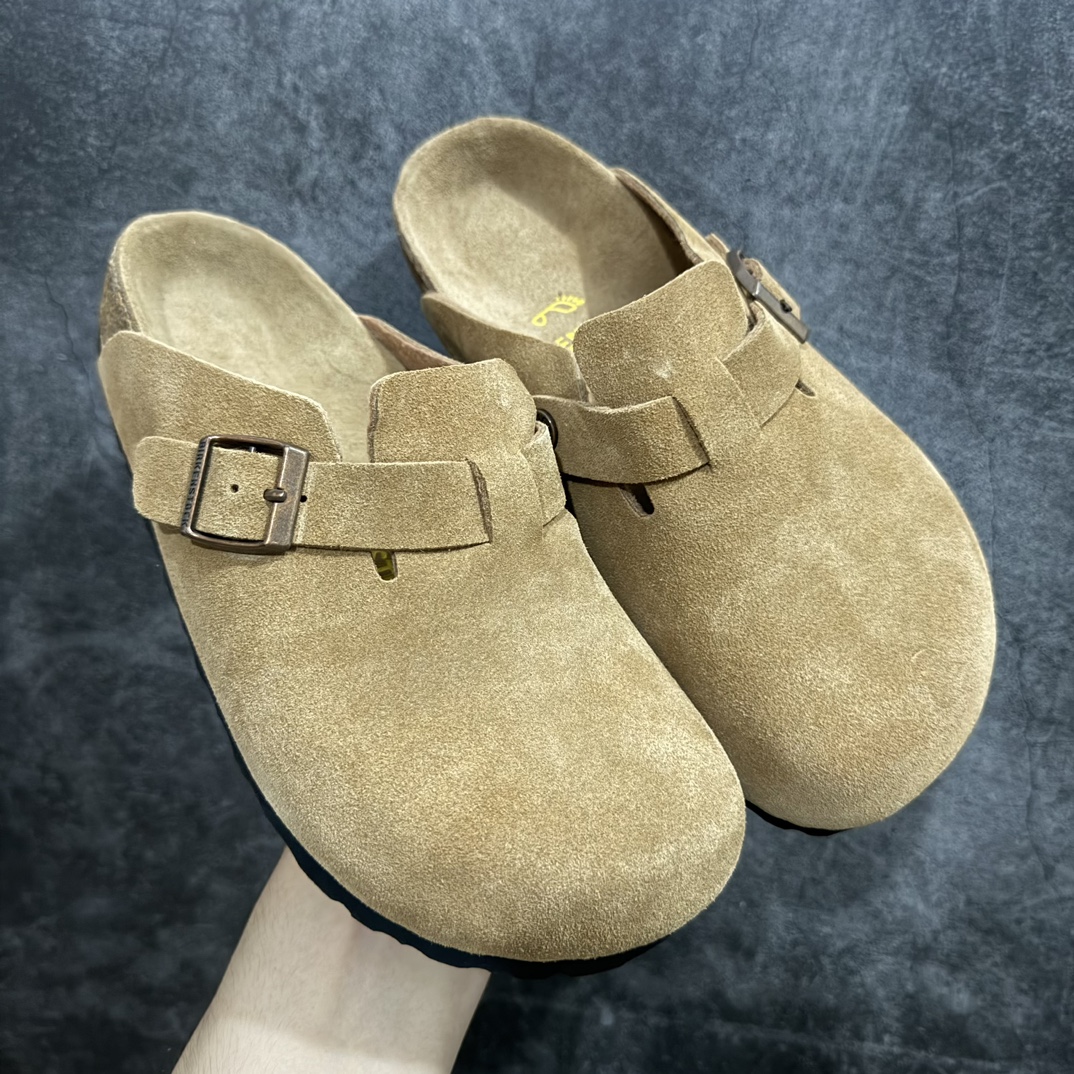 图片[3]-【X1版本】市面顶级版本德国百年知名鞋履品牌·博肯Birkenstock 勃肯包拖系列‼️n勃肯伦敦系列低帮牛皮绒面革平底复古软木休闲鞋n原产品质 采用质地柔软牛皮绒面革植入羊羔毛鞋垫和里衬材质n中底搭载缓震软木橡胶 尺码：35 36 37 38 39 40 41 42 43 44 45 编码：HH260280-鞋库