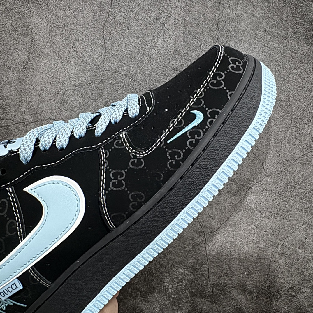 图片[6]-【定制版】Nk Air Force 1\’07 Low 斯图西联名-黑蒂芙尼 空军一号低帮休闲板鞋 KK1988-008rn#原楦头原纸板 原装鞋盒 定制五金配件 内置全掌气垫 原厂鞋底 r 尺码：36 36.5 37.5 38 38.5 39 40 40.5 41 42 42.5 43 44 44.5 45 编码：HXS310320-鞋库