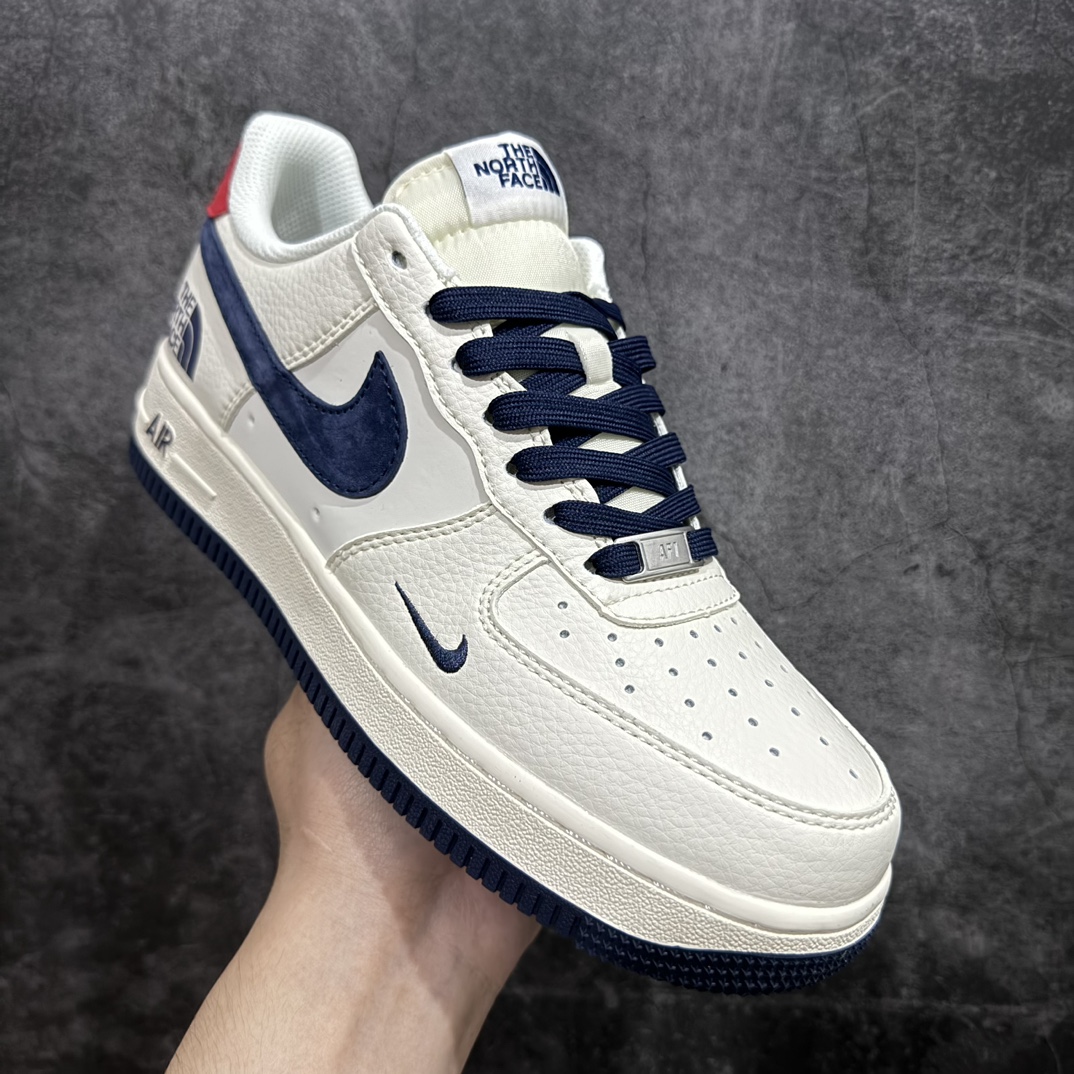 图片[3]-【公司级】Nk Air Force 1\’07 Low 北面联名-米白蓝红 空军一号低帮休闲板鞋 XZ6188-016rn#原楦头原纸板 原装鞋盒 定制五金配件 内置全掌气垫 原厂鞋底 r 尺码：36 36.5 37.5 38 38.5 39 40 40.5 41 42 42.5 43 44 44.5 45  编码：HXS310320-鞋库