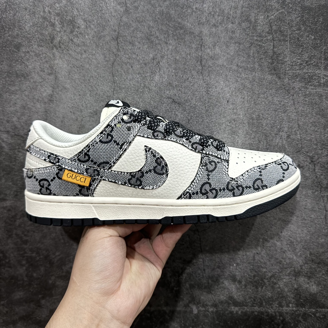 【定制版】Nk SB Dunk Low 古驰联名-灰花纹 周年高端定制 低帮休闲板鞋  #定制鞋盒 大厂纯原品质出货 超高清洁度 皮料切割干净无任何毛边 细节完美货号：BB9676-311 尺码：36 36.5 37.5 38 38.5 39 40 40.5 41 42 42.5 43 44 44.5 45 编码：HXS260280-鞋库