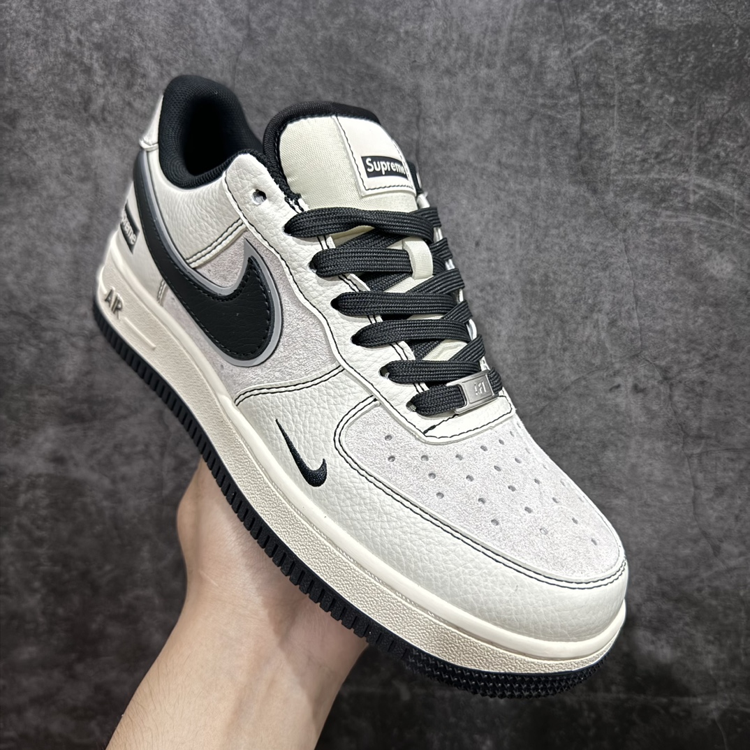 图片[3]-【公司级】Nk Air Force 1‘07 Low Supreme联名-米白灰猪八 空军一号低帮休闲板鞋 XZ6188-018rn#原楦头原纸板 原装鞋盒 定制五金配件 内置全掌气垫 原厂鞋底 r 尺码：36 36.5 37.5 38 38.5 39 40 40.5 41 42 42.5 43 44 44.5 45 编码：HXS310320-鞋库