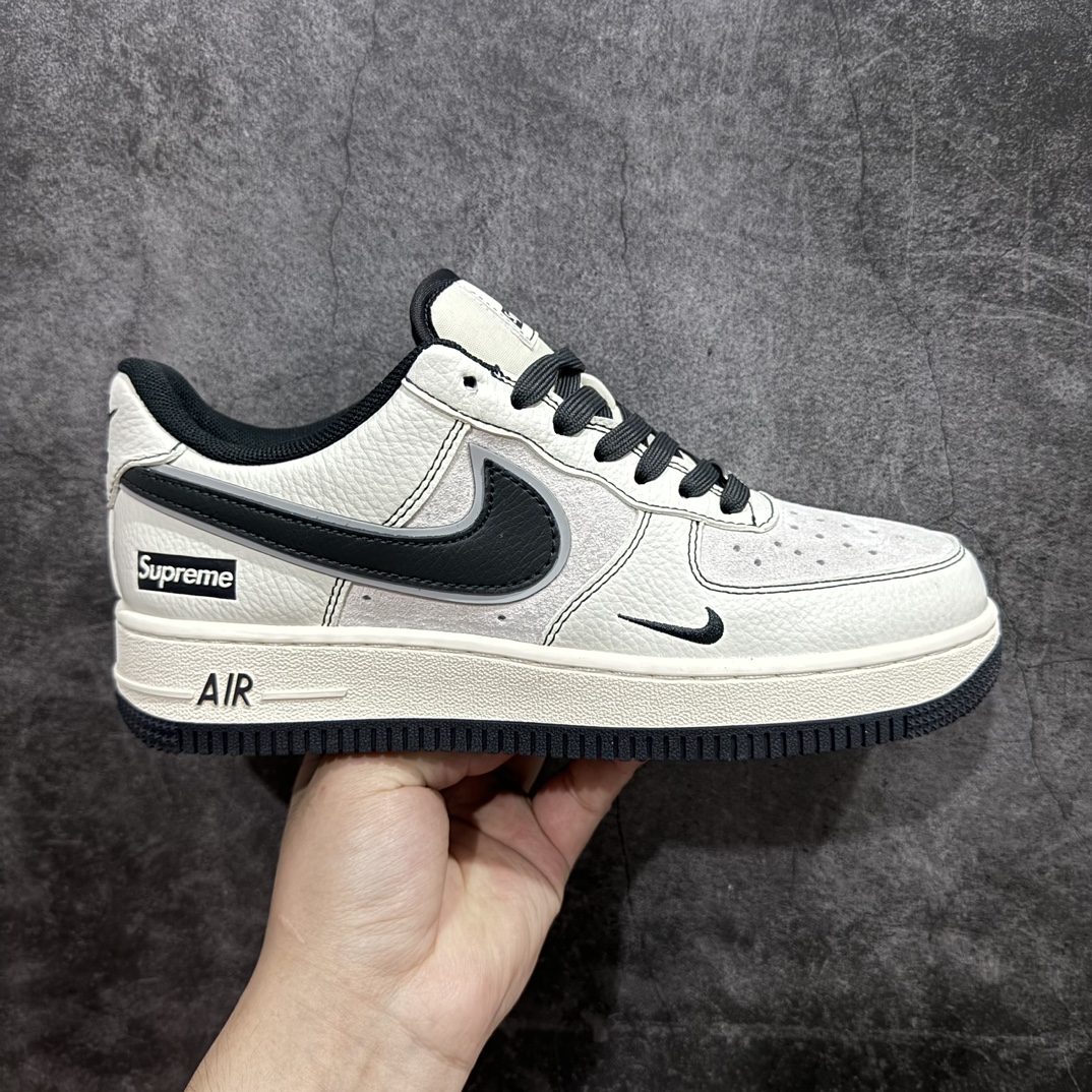 【公司级】Nk Air Force 1‘07 Low Supreme联名-米白灰猪八 空军一号低帮休闲板鞋 XZ6188-018rn#原楦头原纸板 原装鞋盒 定制五金配件 内置全掌气垫 原厂鞋底 r 尺码：36 36.5 37.5 38 38.5 39 40 40.5 41 42 42.5 43 44 44.5 45 编码：HXS310320-鞋库