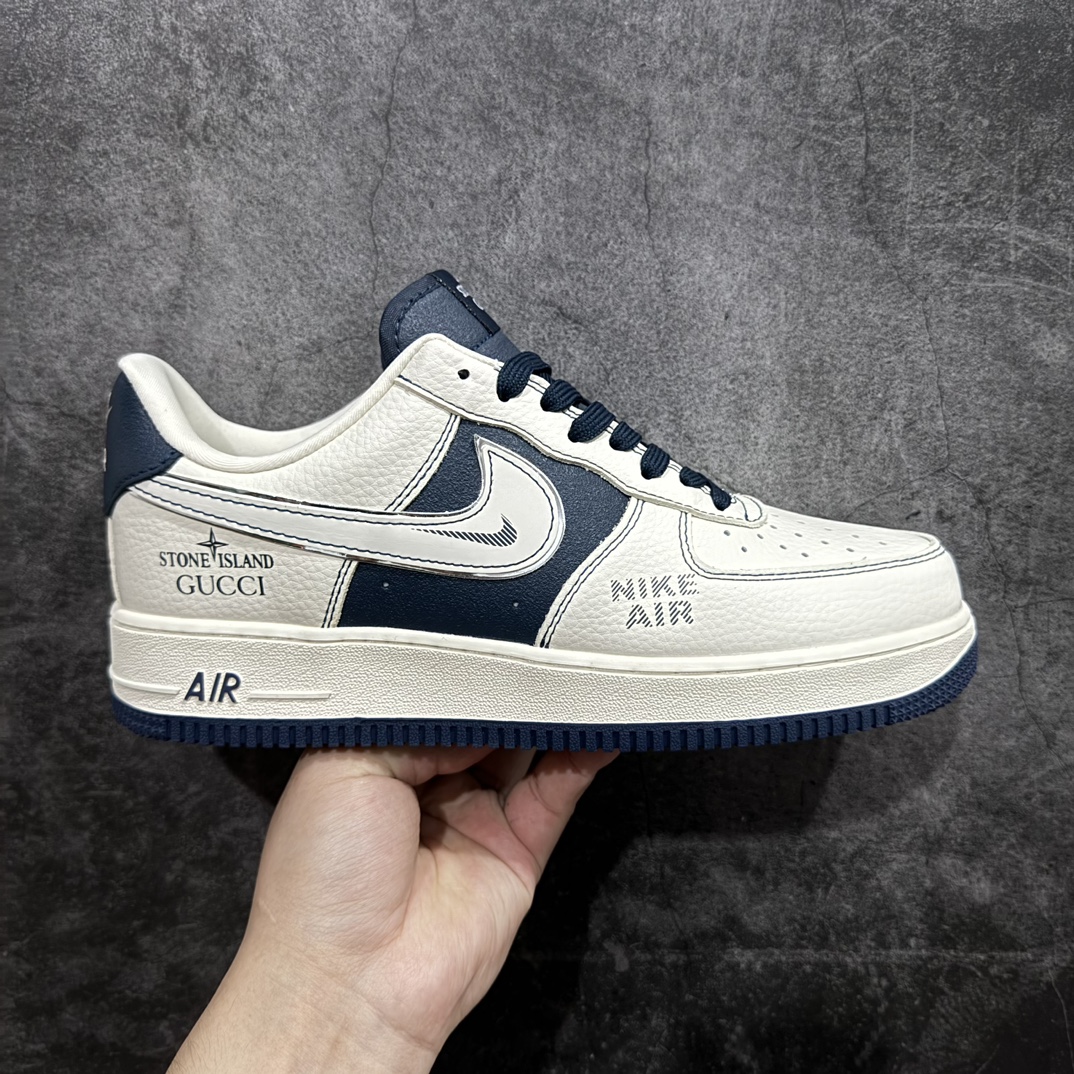 【公司级】Nk Air Force 1\’07 Low 古驰石头岛联名-米白石墨 空军一号 低帮休闲板鞋 KK1988-013rn#原楦头原纸板 原装鞋盒 定制五金配件 内置全掌气垫 原厂鞋底 r 尺码：36 36.5 37.5 38 38.5 39 40 40.5 41 42 42.5 43 44 44.5 45 编码：HXS310320-鞋库