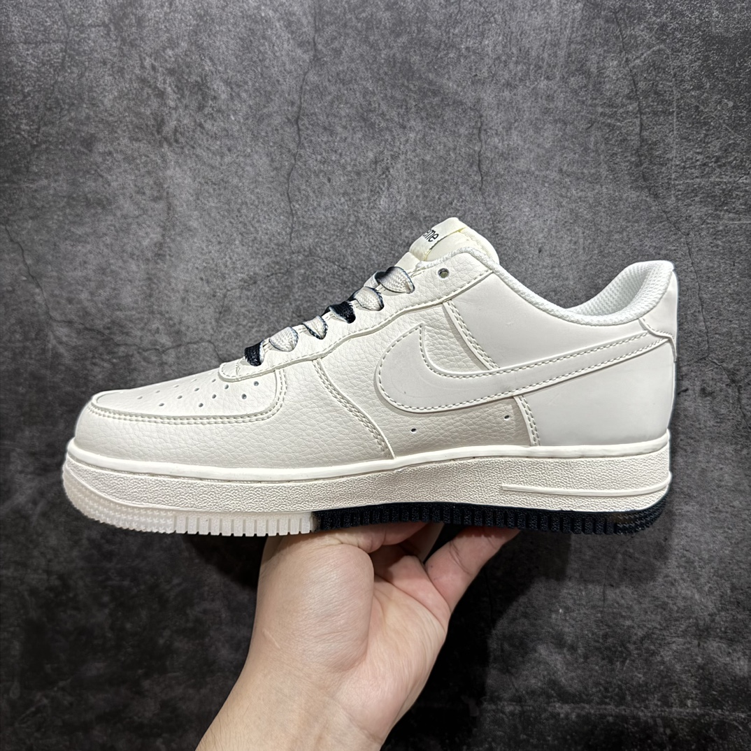 图片[2]-【公司级】Nk Air Force 1\’07 Low Supreme联名-米白黑双拼 空军一号低帮休闲板鞋 BB7577-217rn#原楦头原纸板 原装鞋盒 定制五金配件 内置全掌气垫 原厂鞋底 r 尺码：36 36.5 37.5 38 38.5 39 40 40.5 41 42 42.5 43 44 44.5 45 编码：HXS310320-鞋库