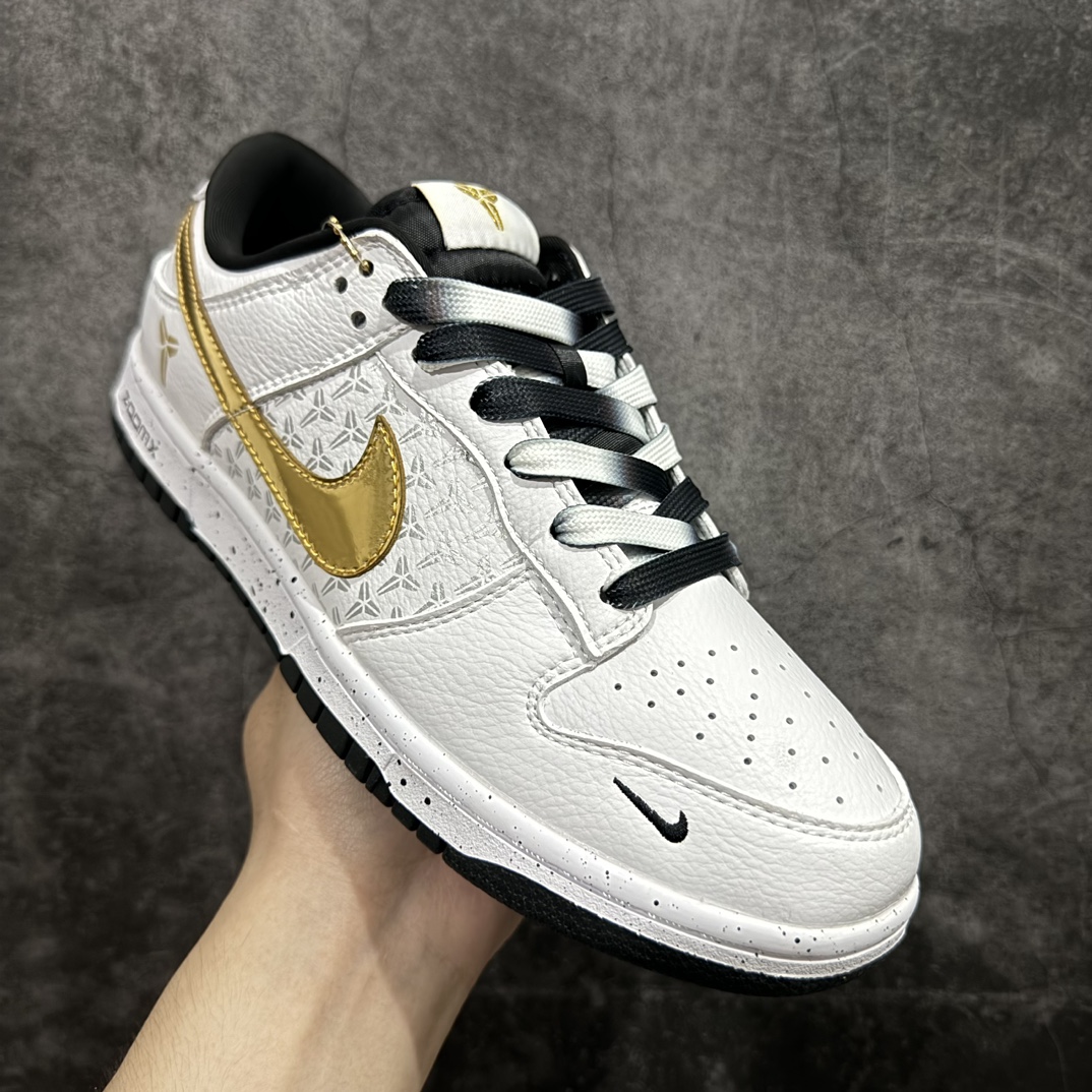 图片[3]-【定制版】KOBE x Nike Dunk Low 科比系列 白金黄勾n此款主张打破传统的工业化流水线设计限制，以Made by ideas的超级创意为理念，集结众多潮流设计师，结合时下最ing潮流风尚，为潮流爱好者打造彰品自我的专属潮品。同时尊重每个年轻人对于潮流的理解与选择，主张“让每个年轻人塑造自己的潮流”。 货号：FC1688-193 Size：36 36.5 37.5 38 38.5 39 40 40.5 41 42 42.5 43 44 44.5 45 编码：HXS260280-鞋库