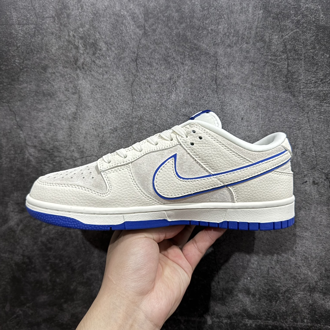 图片[2]-【定制版】Nk SB Dunk Low 北面联名-米白白蓝勾 周年高端定制 低帮休闲板鞋 KK1333-007rn#定制鞋盒 大厂纯原品质出货 超高清洁度 皮料切割干净无任何毛边 细节完美 r 尺码：36 36.5 37.5 38 38.5 39 40 40.5 41 42 42.5 43 44 44.5 45  编码：HXS320340-鞋库