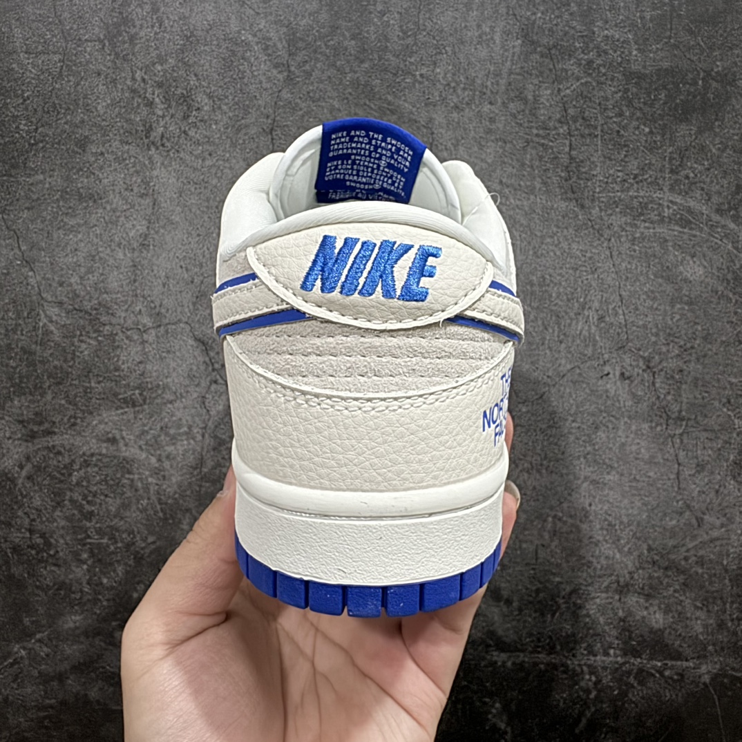 图片[4]-【定制版】Nk SB Dunk Low 北面联名-米白白蓝勾 周年高端定制 低帮休闲板鞋 KK1333-007rn#定制鞋盒 大厂纯原品质出货 超高清洁度 皮料切割干净无任何毛边 细节完美 r 尺码：36 36.5 37.5 38 38.5 39 40 40.5 41 42 42.5 43 44 44.5 45  编码：HXS320340-鞋库