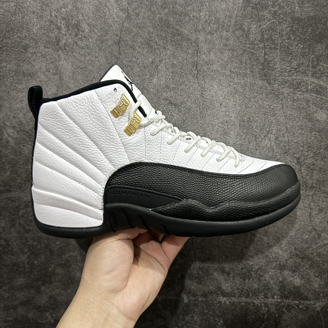 【TK至尊版】Air Jordan AJ12 Retro 潮流 中帮 复古篮球鞋 男款金扣130690-125nn一比一原厂皮 最正确的版型鞋盒 鞋盒标 芯片 更多12代的配色陆续出齐真真的做到市场12代天花板 国外强烈推荐版本外贸混卖专供品质国内专业外贸AJ大厂出品原厂楦头纸板 原厂皮料打造 原厂真碳板 内置气垫  尺码：40 40.5 41 42 42.5 43 44 44.5 45 46 47.5 编码：ZG480520-鞋库