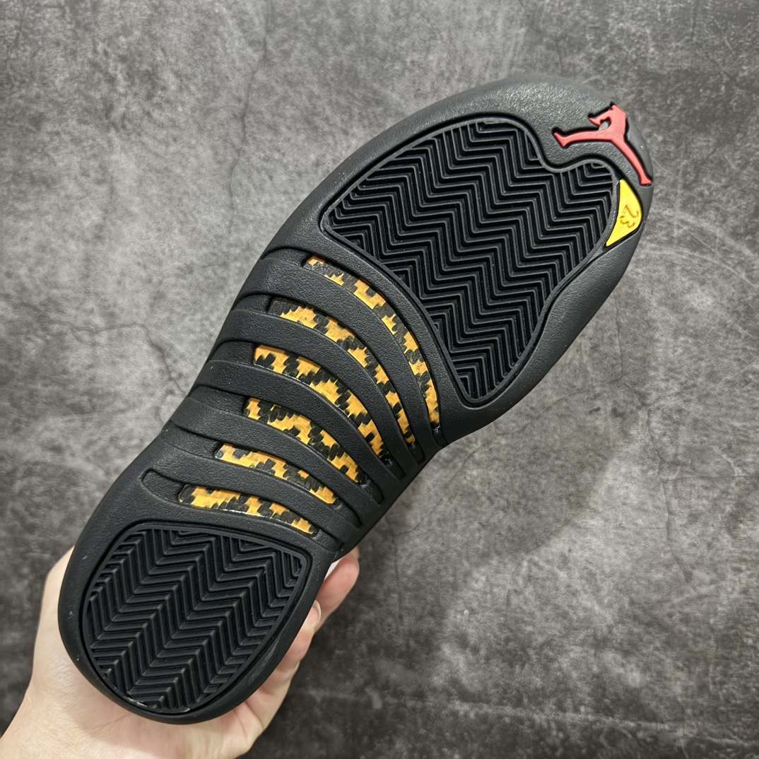 图片[9]-【TK至尊版】Air Jordan AJ12 Retro 潮流 中帮 复古篮球鞋 男款金扣130690-125nn一比一原厂皮 最正确的版型鞋盒 鞋盒标 芯片 更多12代的配色陆续出齐真真的做到市场12代天花板 国外强烈推荐版本外贸混卖专供品质国内专业外贸AJ大厂出品原厂楦头纸板 原厂皮料打造 原厂真碳板 内置气垫  尺码：40 40.5 41 42 42.5 43 44 44.5 45 46 47.5 编码：ZG480520-鞋库