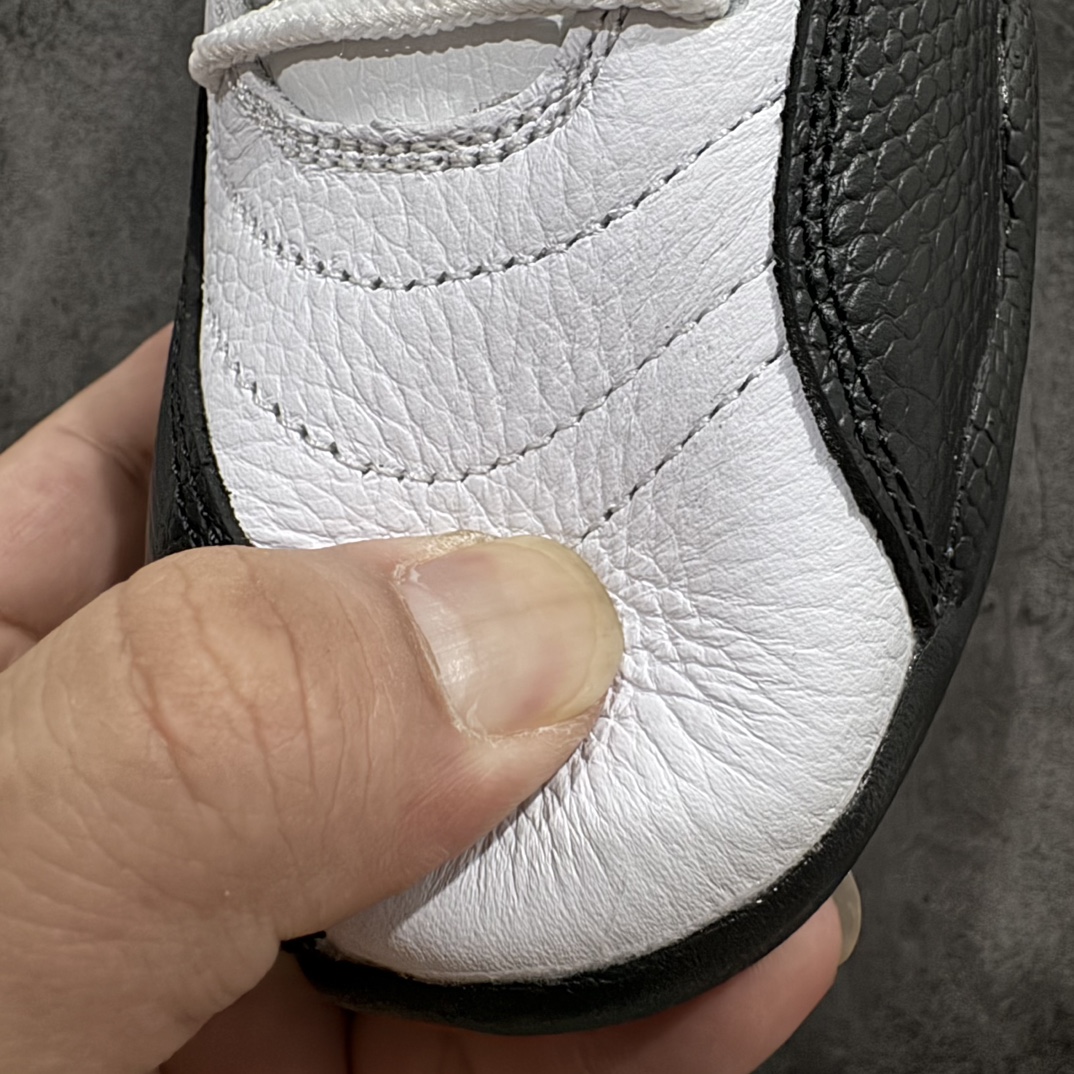 图片[6]-【TK至尊版】Air Jordan AJ12 Retro 潮流 中帮 复古篮球鞋 男款金扣130690-125nn一比一原厂皮 最正确的版型鞋盒 鞋盒标 芯片 更多12代的配色陆续出齐真真的做到市场12代天花板 国外强烈推荐版本外贸混卖专供品质国内专业外贸AJ大厂出品原厂楦头纸板 原厂皮料打造 原厂真碳板 内置气垫  尺码：40 40.5 41 42 42.5 43 44 44.5 45 46 47.5 编码：ZG480520-鞋库