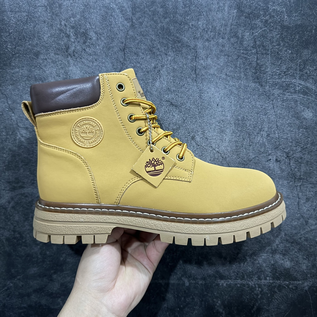 【公司级】Timberland添柏岚/天伯伦户外高帮休闲大黄靴系列n#广东大厂品质 原盒原包装#24ss新款 时尚潮流搭配 面料采用意大利🇮🇹顶级磨砂细纹牛皮 搭配防臭防腐真皮乳胶鞋垫 大底到五金都是代工厂原材料制作 同原版固特异永不开胶工艺 好货不杀猪首单质量严格把控 全网独家首发 品质毋庸置疑 全套官网统一包装 给您完美的穿着体验 质量考究耐穿 型男必备 专治不帅 高品质脚感一流          今年冬季防寒户外专用 日常随意搭配  尺码：38 39 40 41 42 43 44（皮鞋码） 编码：TL320340-鞋库