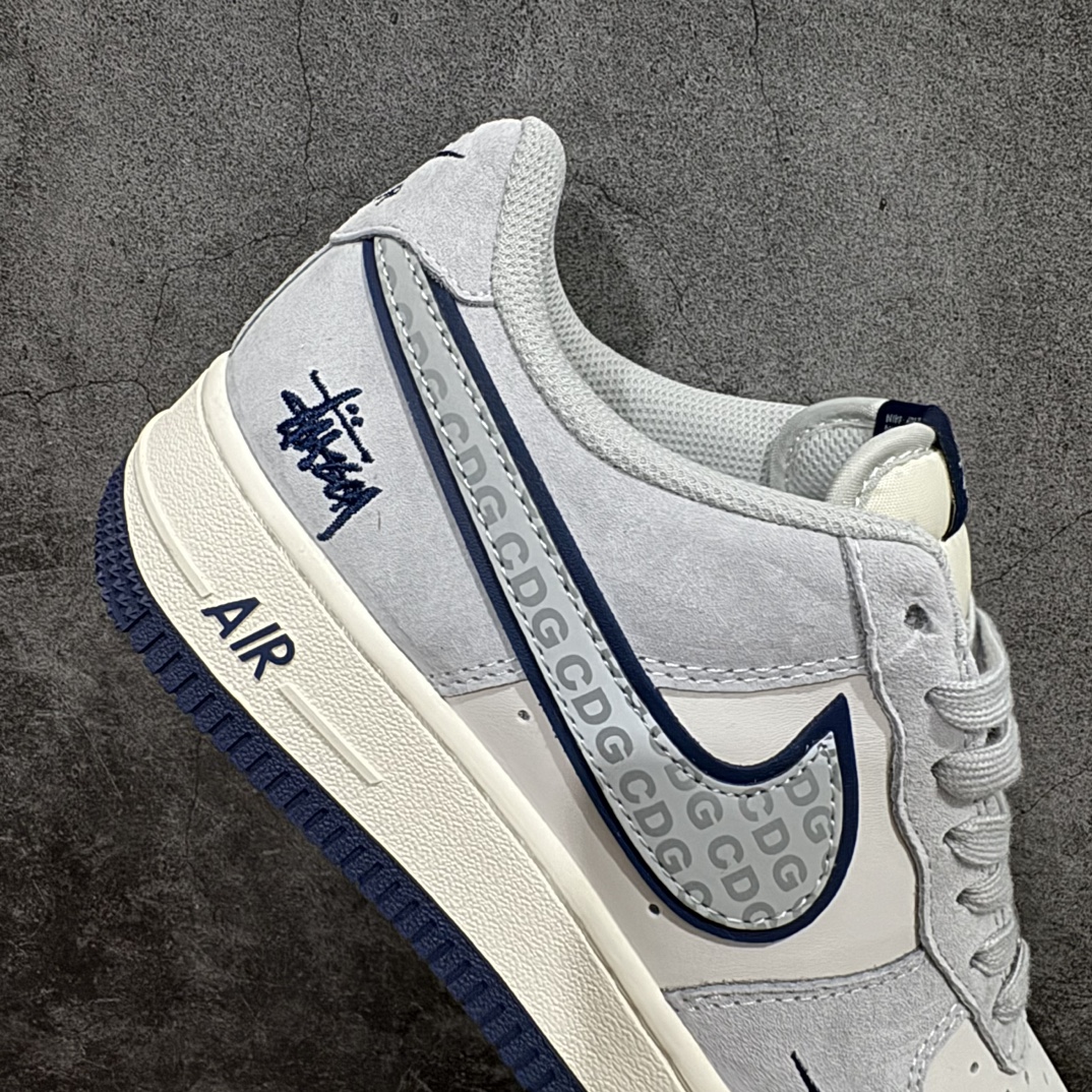 图片[7]-Nk Air Force 1\’07 Low 斯图西联名-灰猪八蓝底 空军一号低帮休闲板鞋 XZ3318-028rn#原楦头原纸板 原装鞋盒 内置全掌气垫 原厂鞋底 r 尺码：36 36.5 37.5 38 38.5 39 40 40.5 41 42 42.5 43 44 44.5 45 编码：HXS310320-鞋库