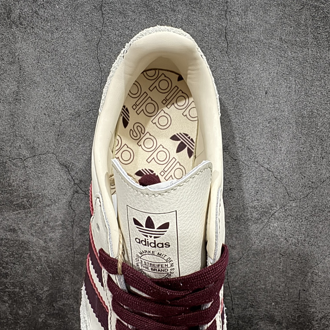 图片[8]-【神版】Adidas Originals Samba OG\”Wonder White Maroon\”桑巴舞系列绅士德训足球风百搭低帮休闲运动板鞋“奶黄浅灰酒红生胶底”IJ1987n升级原楦原纸版数据开发n采用软质粒面牛剖革组合长绒翻毛皮饰片鞋面材质n内嵌缓震透气吸汗鞋垫 外置耐磨橡胶大底❗️ 尺码：35⅔ 36 36⅔ 37⅓ 38 38⅔ 39⅓ 40 40⅔ 41⅓ 42 42⅔ 43⅓ 44 编码：DZ210240-鞋库