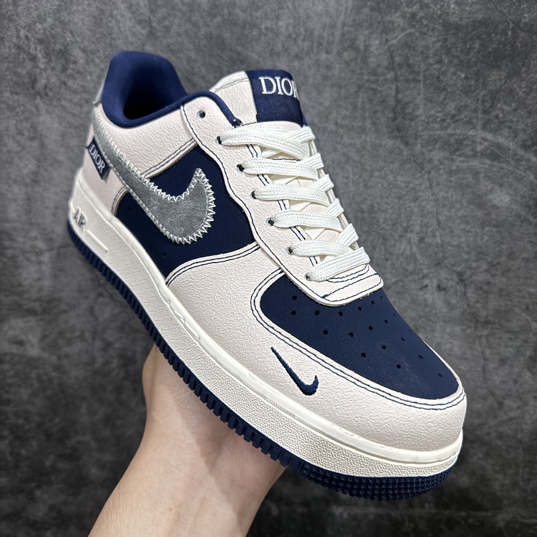 图片[3]-【公司级】Nk Air Force 1\’07 Low 迪奥联名-米蓝针织勾 空军一号低帮休闲板鞋 KK1988-012rn原楦头原纸板 原装鞋盒 定制五金配件 内置全掌气垫 原厂鞋底 r 尺码：36 36.5 37.5 38 38.5 39 40 40.5 41 42 42.5 43 44 44.5 45  编码：HXS310320-鞋库