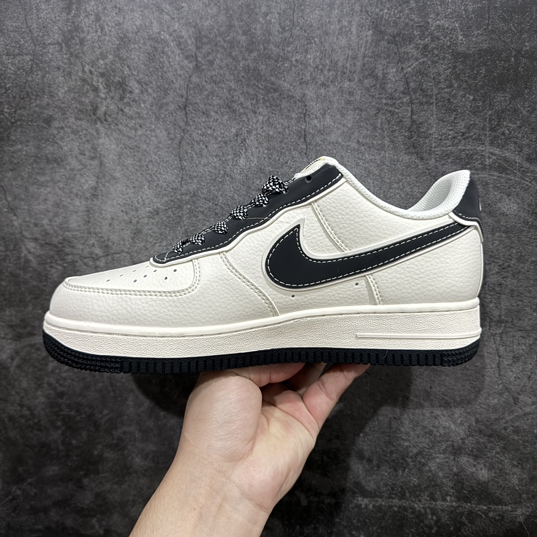 图片[2]-【公司级】Nk Air Force 1\’07 Low 石头岛Supreme联名-米白黑尾 空军一号低帮休闲板鞋 BB1616-307rn#原楦头原纸板 原装鞋盒 定制五金配件 内置全掌气垫 原厂鞋底 r 尺码：36 36.5 37.5 38 38.5 39 40 40.5 41 42 42.5 43 44 44.5 45  编码：HXS300320-鞋库