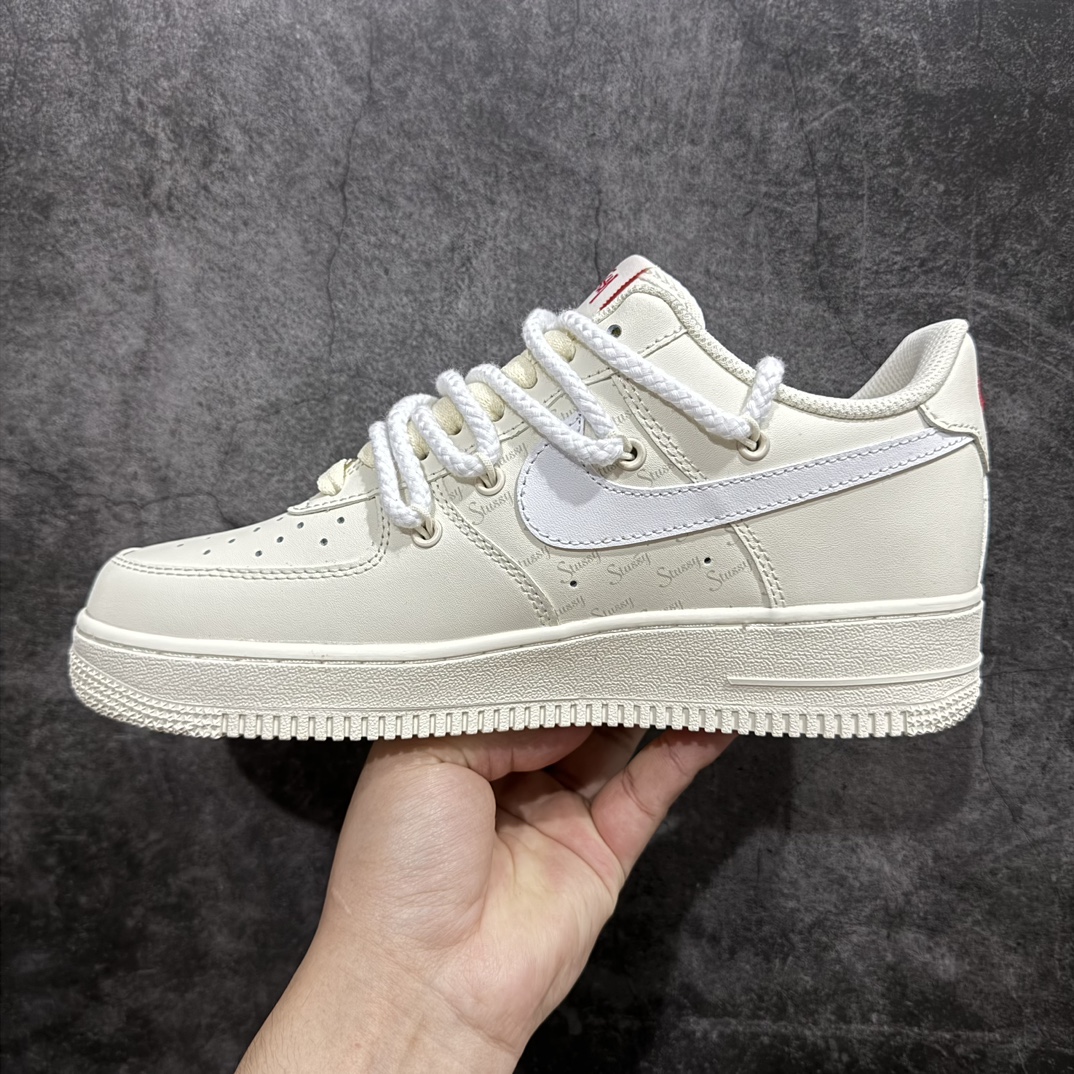 图片[2]-【公司级】Stussy x Nk Air Force 1\’07 Low 斯图西联名 空军一号低帮休闲板鞋 ZH0316-047rn#定制皮料 定制鞋盒 配件齐全 原楦原纸板 纯正空军版型 内置全掌气垫r 尺码：36 36.5 37.5 38 38.5 39 40 40.5 41 42 42.5 43 44 44.5 45 编码：HXS310320-鞋库