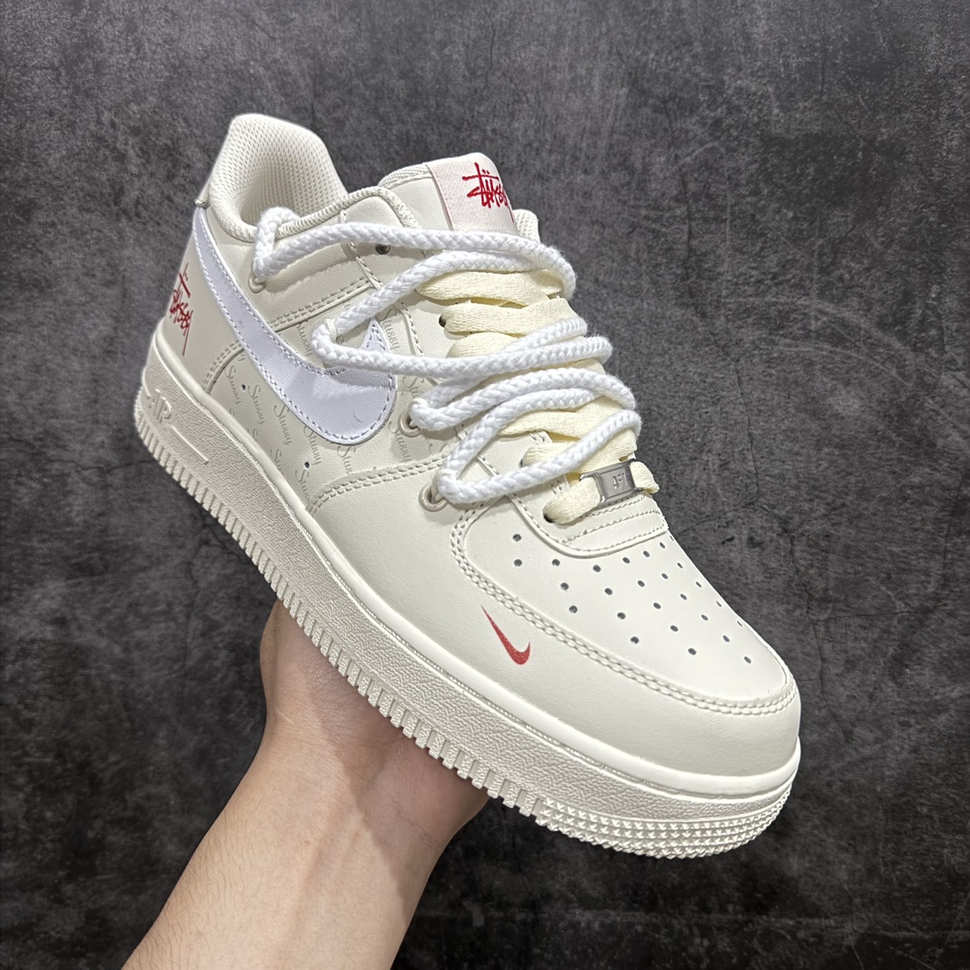 图片[3]-【公司级】Stussy x Nk Air Force 1\’07 Low 斯图西联名 空军一号低帮休闲板鞋 ZH0316-047rn#定制皮料 定制鞋盒 配件齐全 原楦原纸板 纯正空军版型 内置全掌气垫r 尺码：36 36.5 37.5 38 38.5 39 40 40.5 41 42 42.5 43 44 44.5 45 编码：HXS310320-鞋库