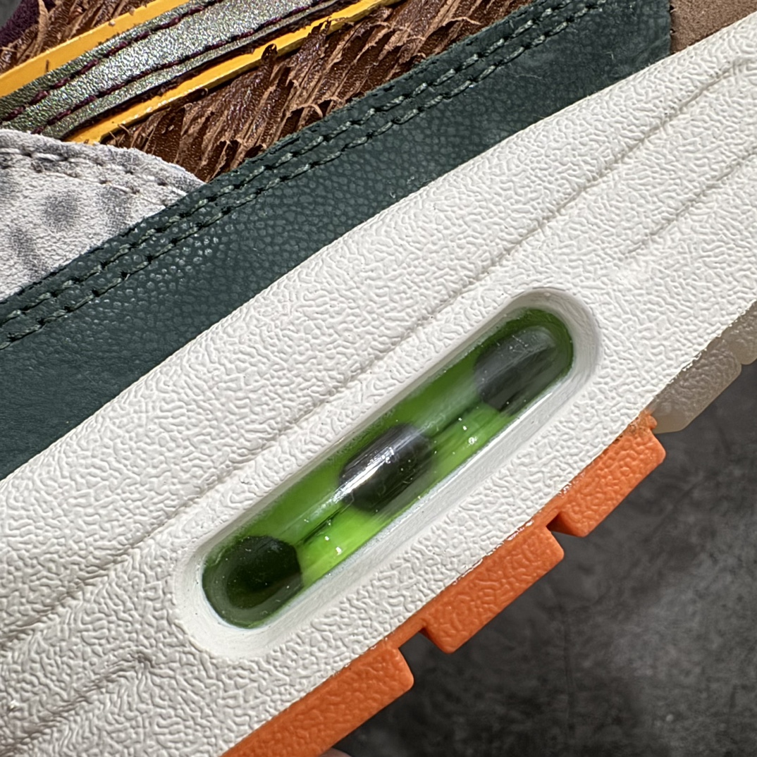 图片[5]-【外贸纯原 】Division Street x Nike Air Max 1 初代复古气垫慢跑鞋 DS联名 HQ2639-100n以鞋圈知名度贼高的 Oregon Ducks 为设计主题 在经典的 Air Max 1框架上 设计师直接在材质方面疯狂堆料 配合上多种多样的花纹 属于俄勒冈鸭的味道 简直快要从屏幕溢出来了 超高设计规格带来的 当然就是超高的辨识度 穿上街就是标准的视线减速带SIZE：36 36.5 37.5 38 38.5 39 40 40.5 41 42 42.5 43 44 44.5 45 46 47.5 编码：OW450470-鞋库