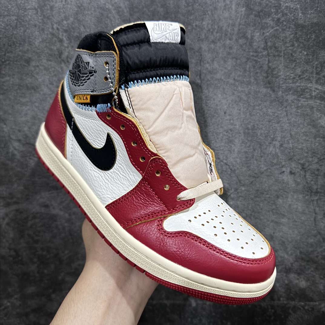 图片[3]-【纯原F版】Union X Air Jordan 1 Retro High NRGn限量联名 黑白红拼接 实拍首发官方货号：HV8563 6001229n唯一可媲美原版 同价位区间无对手n全鞋电脑针车 精确间距匹配国内顶级头层皮料订染 用料绝不含糊飞翼3D高频深度立体 全方位比对原鞋n皮料全程玻璃冲刀 冲裁 清洁度完美工艺方面漏斗收腰 底线拉帮 LOGO立体 小到针眼排布 载片对称 冲孔效果 鞋标规范 鞋垫背胶等等n不吹不黑这个价位无敌，绝对无敌Size：36 36.5 37.5 38 38.5 39 40 40.5 41 42 42.5 43 44 44.5 45 46 47.5 编码：SL310340-鞋库