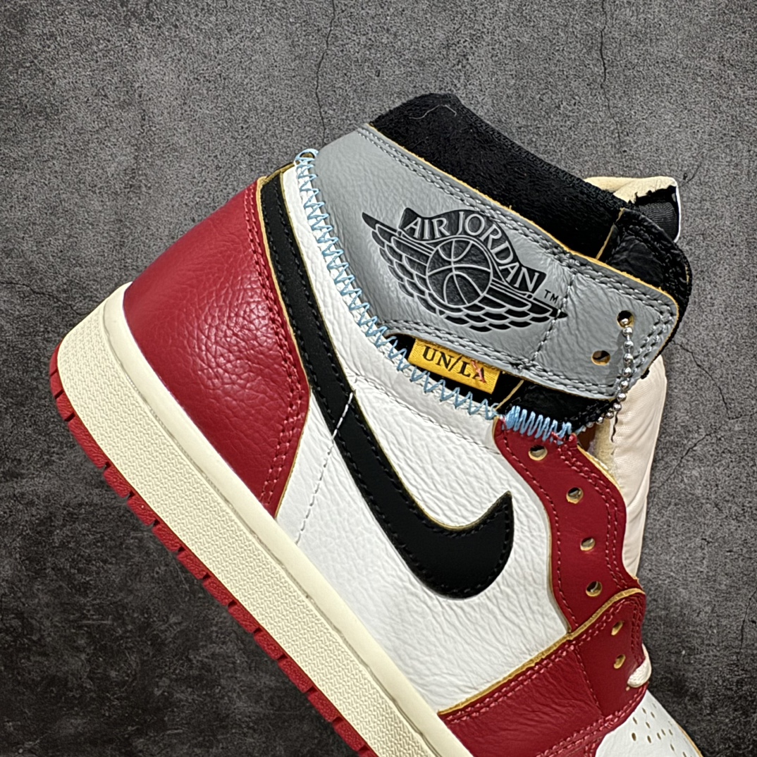 图片[7]-【纯原F版】Union X Air Jordan 1 Retro High NRGn限量联名 黑白红拼接 实拍首发官方货号：HV8563 6001229n唯一可媲美原版 同价位区间无对手n全鞋电脑针车 精确间距匹配国内顶级头层皮料订染 用料绝不含糊飞翼3D高频深度立体 全方位比对原鞋n皮料全程玻璃冲刀 冲裁 清洁度完美工艺方面漏斗收腰 底线拉帮 LOGO立体 小到针眼排布 载片对称 冲孔效果 鞋标规范 鞋垫背胶等等n不吹不黑这个价位无敌，绝对无敌Size：36 36.5 37.5 38 38.5 39 40 40.5 41 42 42.5 43 44 44.5 45 46 47.5 编码：SL310340-鞋库