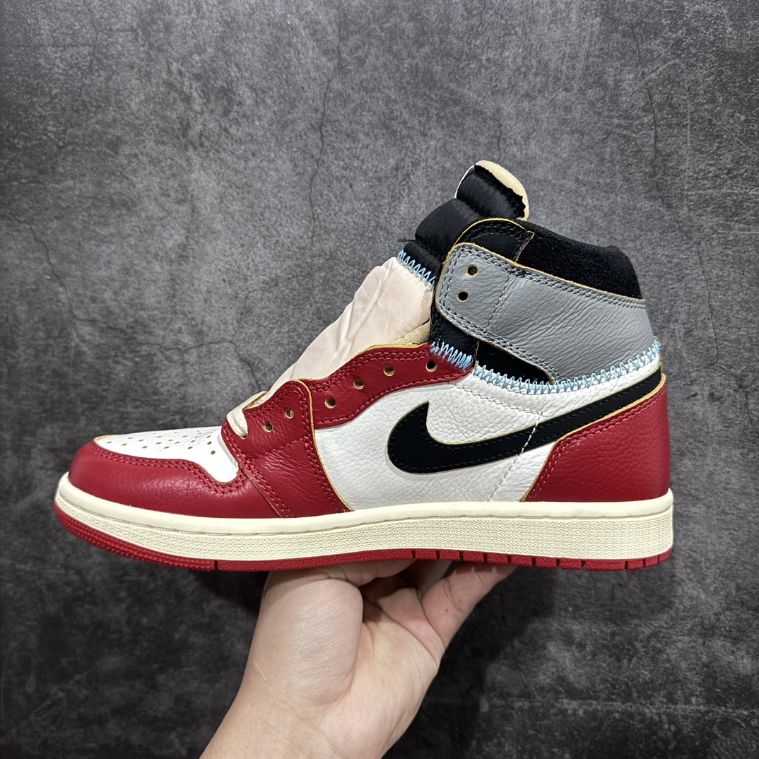 图片[2]-【纯原F版】Union X Air Jordan 1 Retro High NRGn限量联名 黑白红拼接 实拍首发官方货号：HV8563 6001229n唯一可媲美原版 同价位区间无对手n全鞋电脑针车 精确间距匹配国内顶级头层皮料订染 用料绝不含糊飞翼3D高频深度立体 全方位比对原鞋n皮料全程玻璃冲刀 冲裁 清洁度完美工艺方面漏斗收腰 底线拉帮 LOGO立体 小到针眼排布 载片对称 冲孔效果 鞋标规范 鞋垫背胶等等n不吹不黑这个价位无敌，绝对无敌Size：36 36.5 37.5 38 38.5 39 40 40.5 41 42 42.5 43 44 44.5 45 46 47.5 编码：SL310340-鞋库