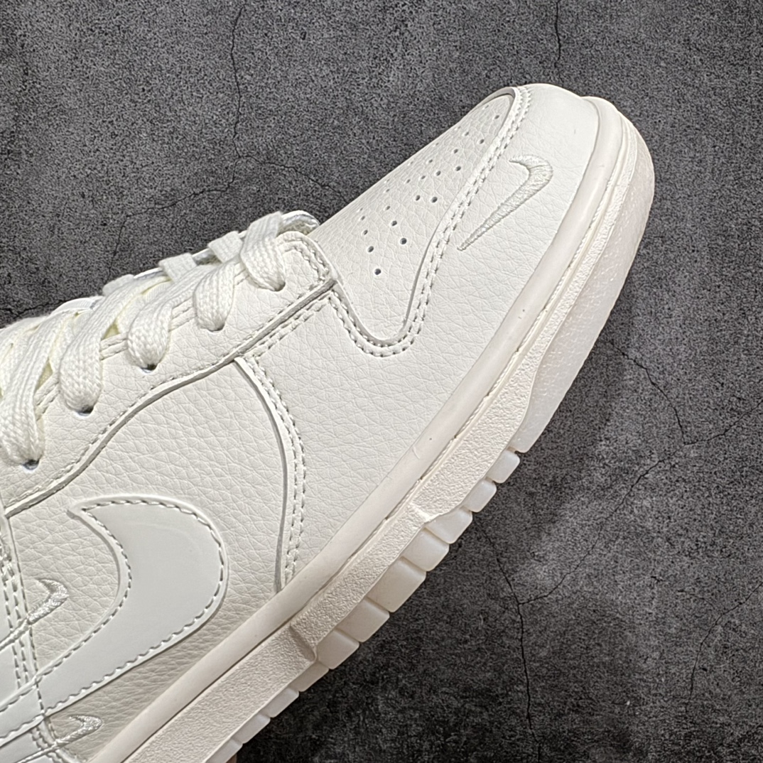 图片[6]-【定制版】Nk SB Dunk Low Supreme联名-米白双勾 周年高端定制 低帮休闲板鞋 BB8675-104 #定制鞋盒 大厂纯原品质出货 超高清洁度 皮料切割干净无任何毛边 细节完美   尺码：36-46 编码：FS240260-鞋库