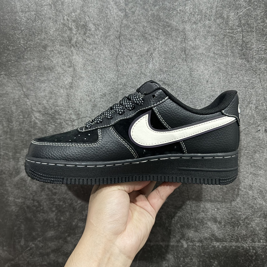 图片[2]-【定制版】Nk Air Force 1\’07 Low 斯图西联名-武士黑 空军一号低帮休闲板鞋 XZ6188-969rn原楦头原纸板 原装鞋盒 定制五金配件 内置全掌气垫 原厂鞋底 r 尺码：36 36.5 37.5 38 38.5 39 40 40.5 41 42 42.5 43 44 44.5 45  编码：HXS310320-鞋库