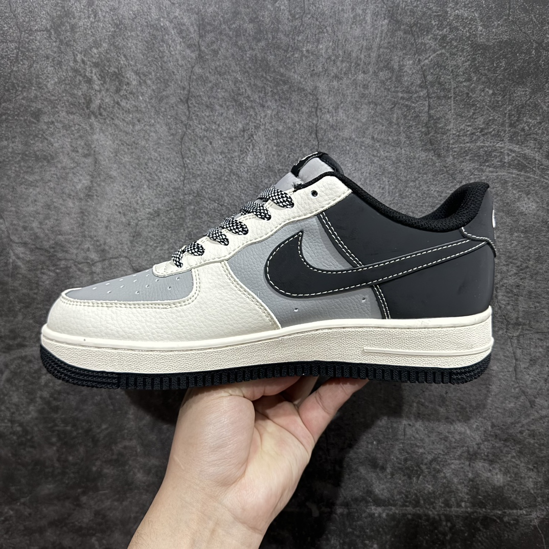 图片[2]-【公司级】Nk Air Force 1\’07 Low Bape联名-米灰黑 空军一号低帮休闲板鞋 BB6566-209rn#原楦头原纸板 原装鞋盒 定制五金配件 内置全掌气垫 原厂鞋底 r 尺码：36 36.5 37.5 38 38.5 39 40 40.5 41 42 42.5 43 44 44.5 45  编码：LF310320-鞋库