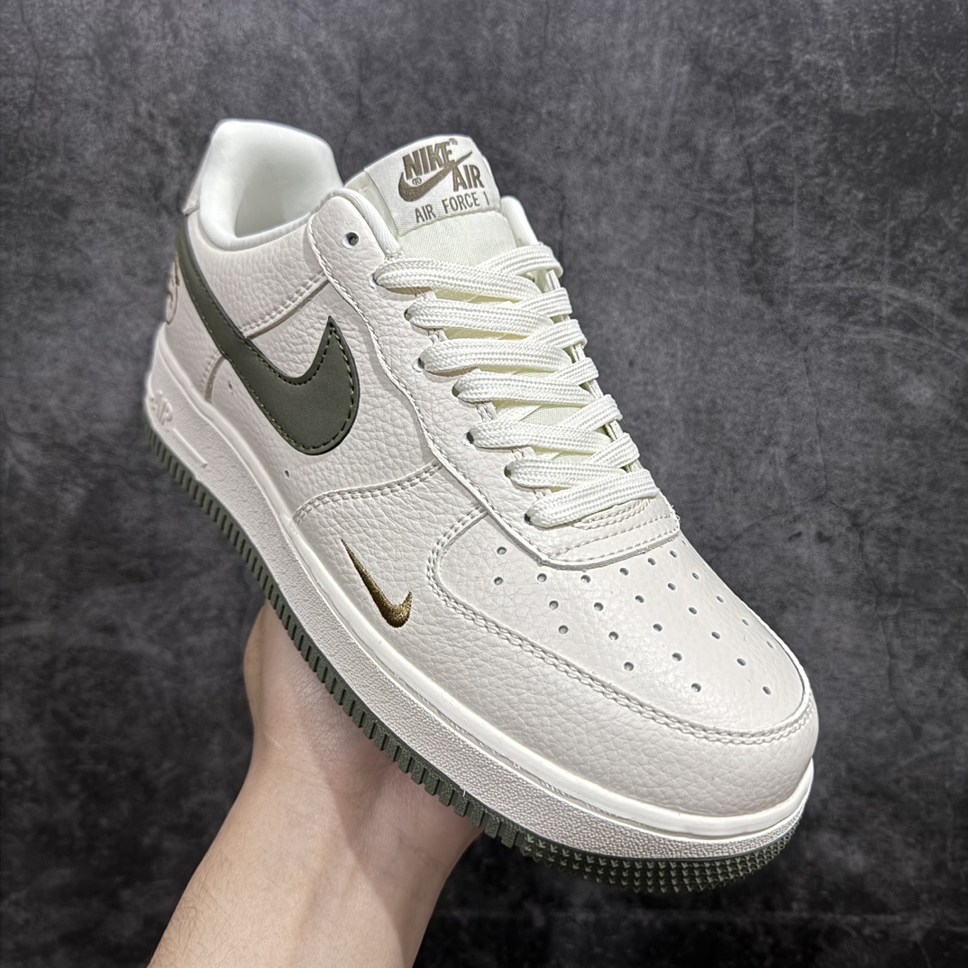 图片[3]-【公司级】Nk Air Force 1\’07 Low 鬼脸联名-米白绿勾 空军一号低帮休闲板鞋 DF0180-007rn#原楦头原纸板 原装鞋盒 定制五金配件 内置全掌气垫 原厂鞋底 r 尺码：36 36.5 37.5 38 38.5 39 40 40.5 41 42 42.5 43 44 44.5 45  编码：LF310320-鞋库