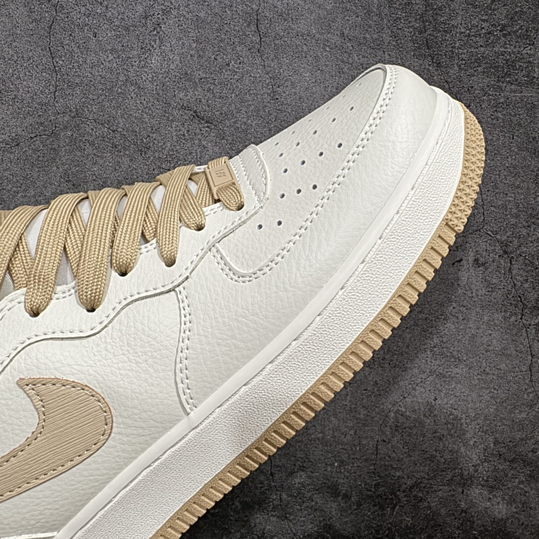 图片[6]-【公司级】Nk Air Force 1 Mid 米卡其配色 空军一号中邦休闲板鞋 PA0920-808n#定制皮料 原楦原纸板 纯正空军版型 高清洁度 内置全掌气垫 （附送马克笔 可自行涂鸦） 尺码：36 36.5 37.5 38 38.5 39 40 40.5 41 42 42.5 43 44 44.5 45  编码：LF310320-鞋库