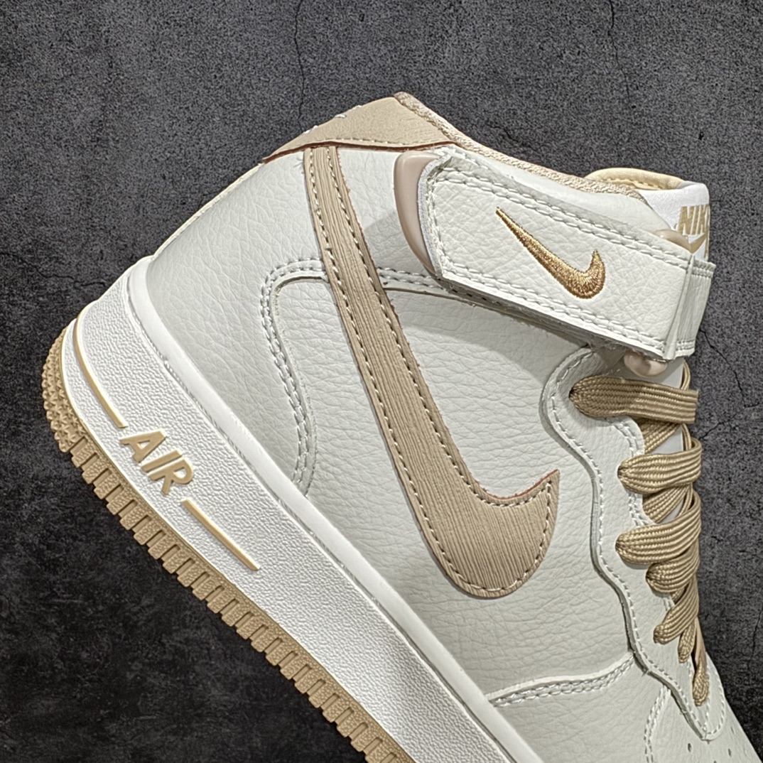 图片[7]-【公司级】Nk Air Force 1 Mid 米卡其配色 空军一号中邦休闲板鞋 PA0920-808n#定制皮料 原楦原纸板 纯正空军版型 高清洁度 内置全掌气垫 （附送马克笔 可自行涂鸦） 尺码：36 36.5 37.5 38 38.5 39 40 40.5 41 42 42.5 43 44 44.5 45  编码：LF310320-鞋库