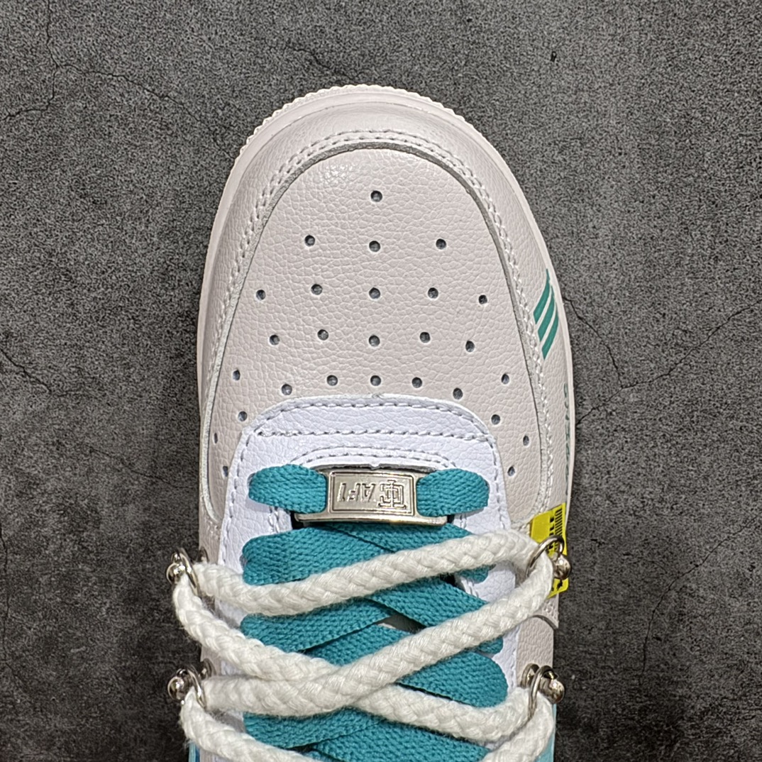 图片[5]-【公司级】Nike Air Force 1 Low 07 米蓝绑带涂鸦 原楦头原纸板 打造纯正低帮空军版型 专注外贸渠道 全掌内置蜂窝气垫  原盒配件 原厂中底钢印、拉帮完美官方货号：DZ1382-112 Size：36 36.5 37.5 38 38.5 39 40 40.5 41 42 42.5 43 44 44.5 45 编码：HXS310320-鞋库