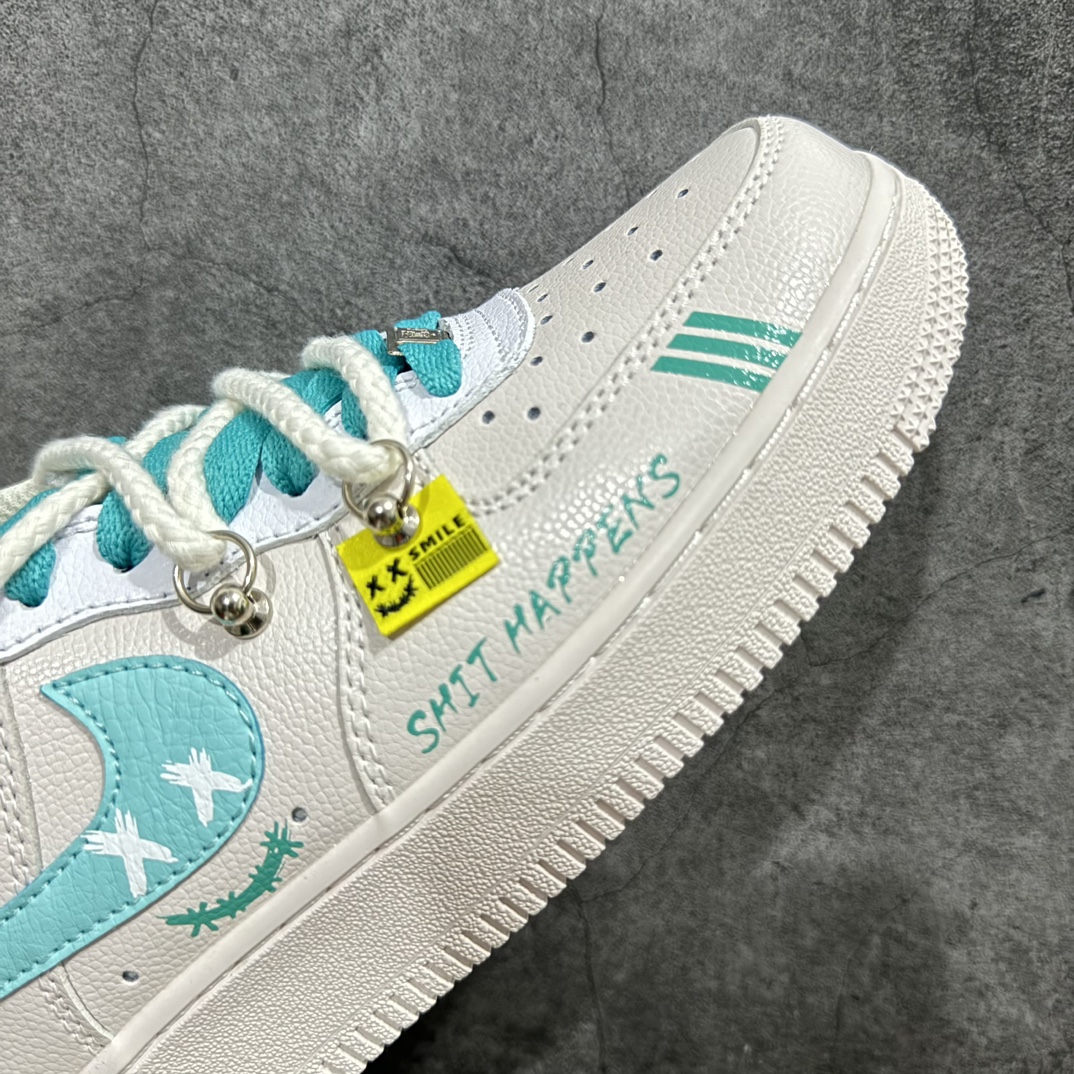 图片[6]-【公司级】Nike Air Force 1 Low 07 米蓝绑带涂鸦 原楦头原纸板 打造纯正低帮空军版型 专注外贸渠道 全掌内置蜂窝气垫  原盒配件 原厂中底钢印、拉帮完美官方货号：DZ1382-112 Size：36 36.5 37.5 38 38.5 39 40 40.5 41 42 42.5 43 44 44.5 45 编码：HXS310320-鞋库