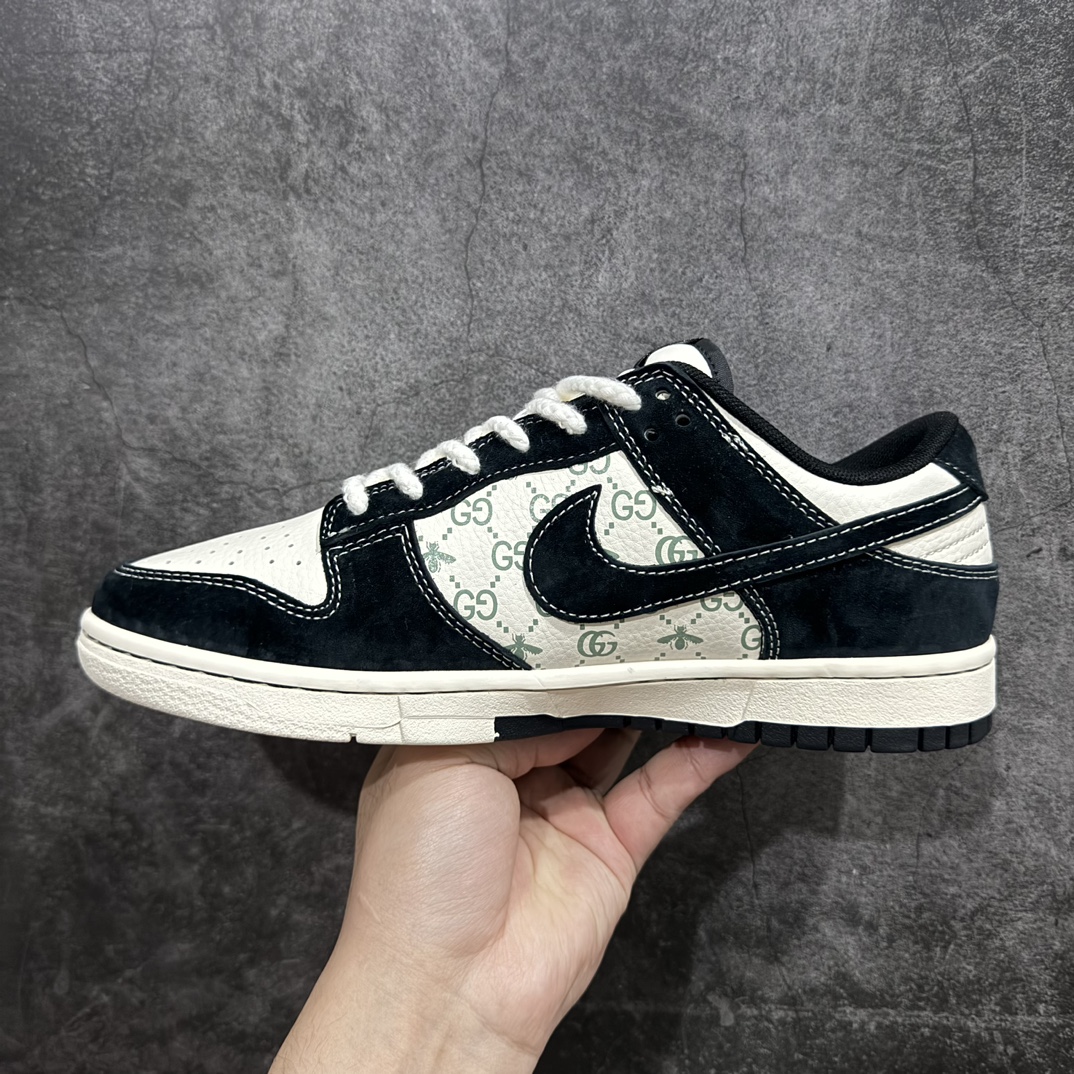 图片[2]-【定制版】Nk SB Dunk Low 古驰联名-小蜜蜂系列黑勾 周年高端定制 低帮休闲板鞋 MM1089-030rn#定制鞋盒 大厂纯原品质出货 超高清洁度 皮料切割干净无任何毛边 细节完美 r 尺码：36 36.5 37.5 38 38.5 39 40 40.5 41 42 42.5 43 44 44.5 45  编码：HXS320340-鞋库