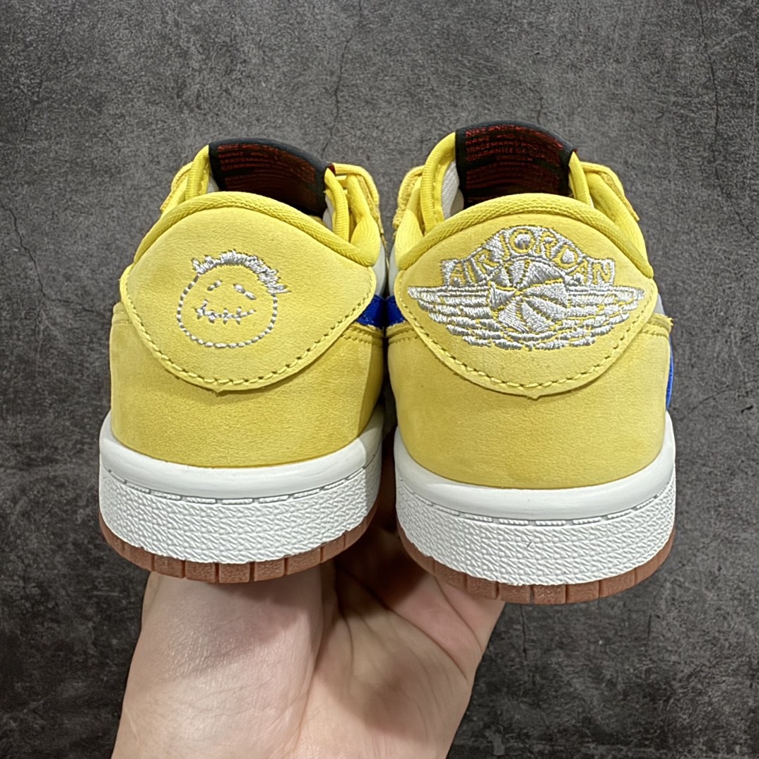 图片[4]-【TK至尊版】Travis Scott x Air Jordan AJ1 Low OG TS联名黄倒钩低帮中童童鞋 DZ5909-700n重新定义童鞋市场 市场第一款原装童鞋 上脚必是全班最靓的仔 原纸板数据开发 原厂配置 市面唯一原装批次区别市面 原厂大底磨具真实半码 同步原厂十三个尺码段 原厂Prime Asia：贝利进口皮料加持 原盒原配 原厂拉帮工艺 针距密度一致 后跟弧度收口自然不对折 极致一眼正品既视感 进口电脑针车工艺 鞋面清洁度最高QC检验标准 控制溢胶 广东原厂电绣工艺 鞋标鞋盒 防尘纸 均采36购来自原厂  尺码：27.5 28 28.5 29.5 30 31 31.5 32 33 33.5 34 35 编码：ZGM280310-鞋库