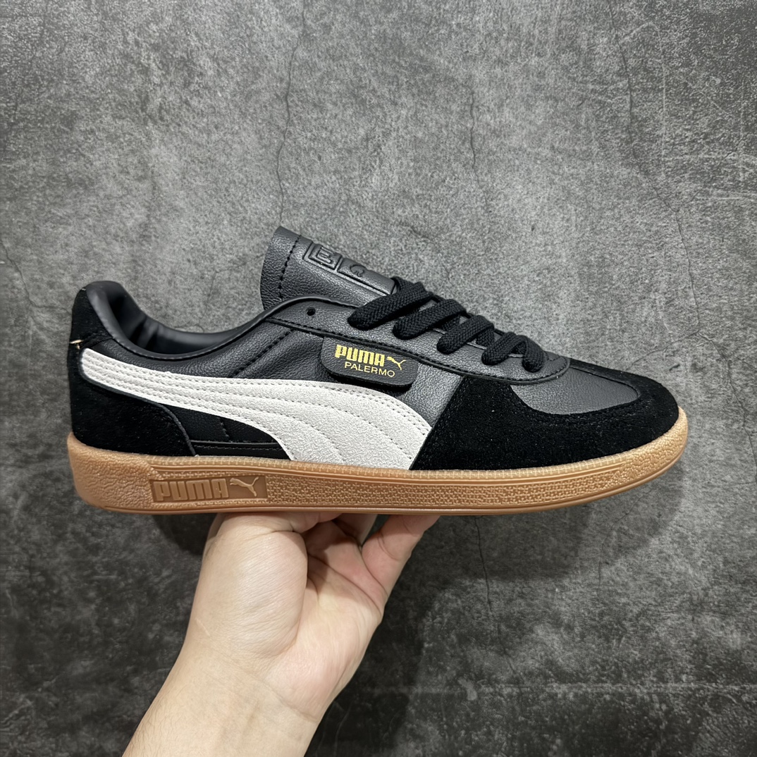 【公司级】Puma Palermo OG经典休闲板鞋n彪马 防滑耐磨低帮德训板鞋n孔眼底座和脚趾凸起由绒面革材料制成支持侧踏时的踏步工作脚背和侧板采用尼龙网布即使在健身房等使用环境中也能确保透气性像吸盘一样的设计是为了提高体育馆表面的抓地力性能 官方货号: 396464-03 尺码: 36 36.5 37.5 38 38.5 39 40 40.5 41 42 42.5 43 44 44.5 45 编码：CC200220-鞋库