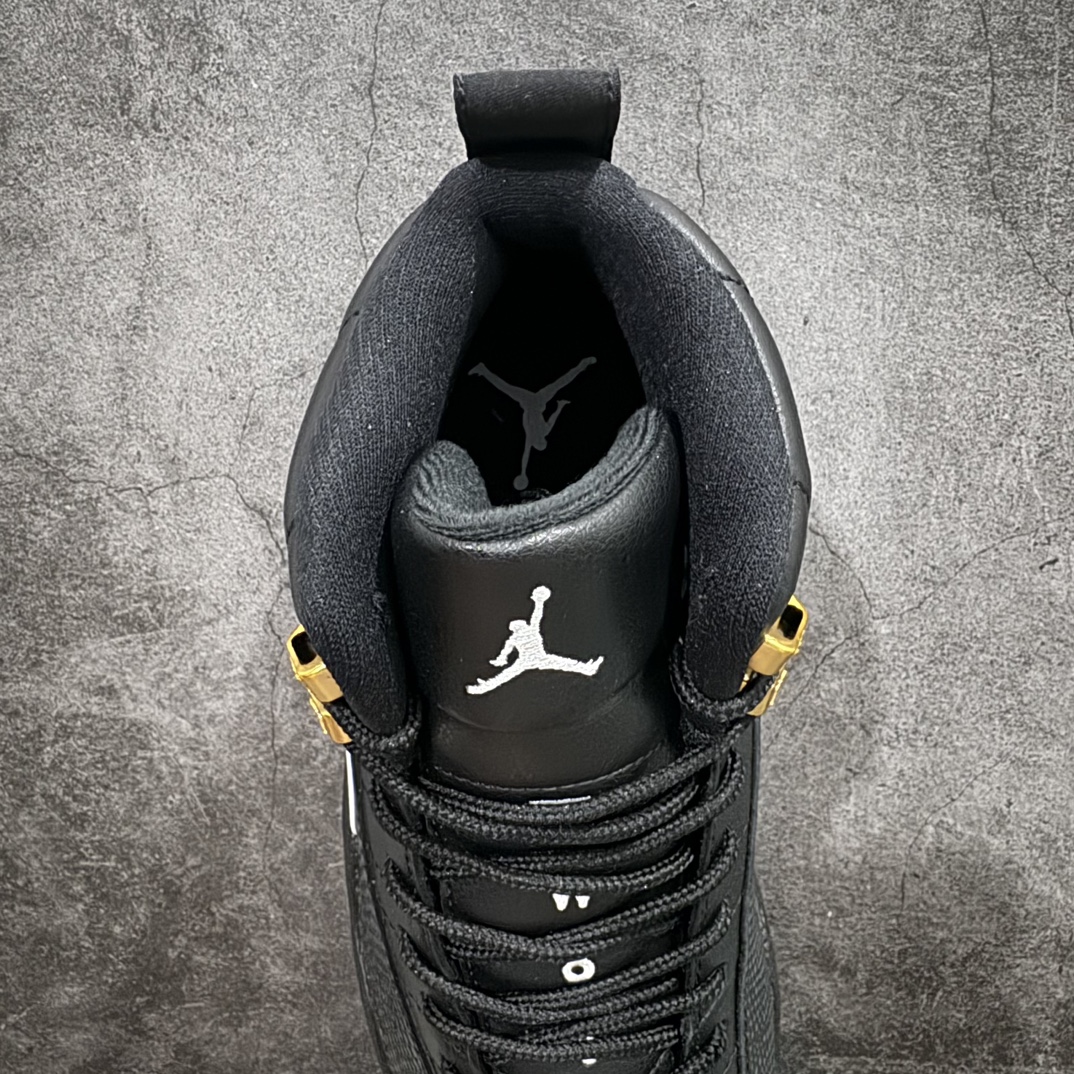 图片[8]-【TK至尊版】Air Jordan AJ12 Retro 潮流 中帮 复古篮球鞋 男款黑白金扣130690-013nn一比一原厂皮 最正确的版型鞋盒 鞋盒标 芯片 更多12代的配色陆续出齐真真的做到市场12代天花板 国外强烈推荐版本外贸混卖专供品质国内专业外贸AJ大厂出品原厂楦头纸板 原厂皮料打造 原厂真碳板 内置气垫  尺码：40 40.5 41 42 42.5 43 44 44.5 45 46 47.5 编码：ZG480520-莆田鞋批发中心