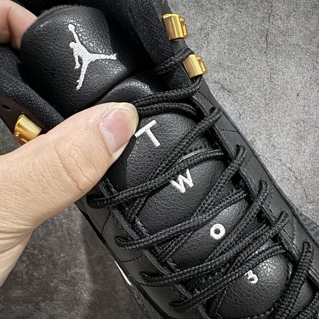 图片[7]-【TK至尊版】Air Jordan AJ12 Retro 潮流 中帮 复古篮球鞋 男款黑白金扣130690-013nn一比一原厂皮 最正确的版型鞋盒 鞋盒标 芯片 更多12代的配色陆续出齐真真的做到市场12代天花板 国外强烈推荐版本外贸混卖专供品质国内专业外贸AJ大厂出品原厂楦头纸板 原厂皮料打造 原厂真碳板 内置气垫  尺码：40 40.5 41 42 42.5 43 44 44.5 45 46 47.5 编码：ZG480520-莆田鞋批发中心