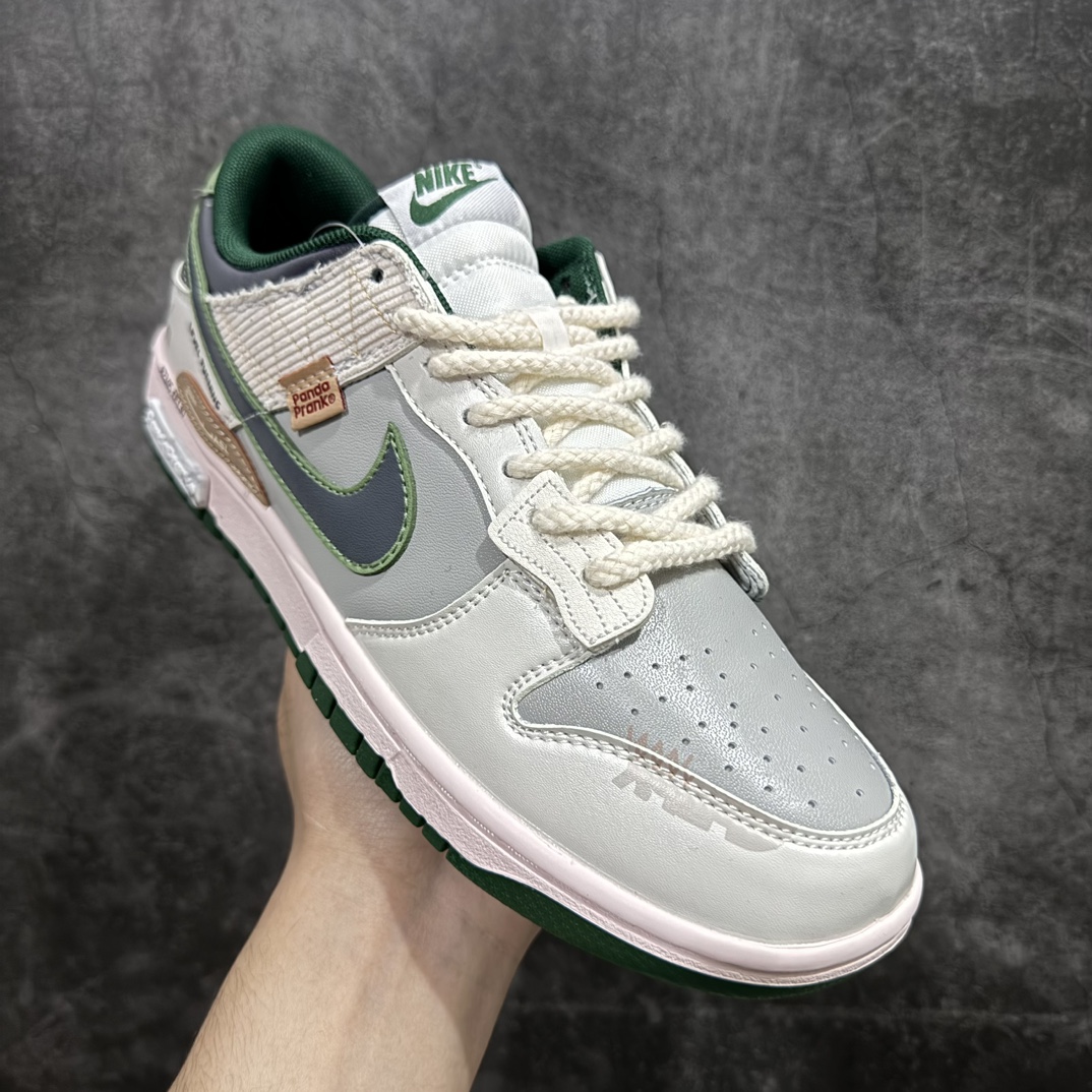 图片[3]-【FS礼盒版】定制球鞋Nike Dunk Low Retro\”Varsity Green\” 熊猫恶作剧 飞跃天际线 疾速追击 防滑耐磨轻便 低帮 板鞋 男女同款 黑灰绿nn独家正确版本 原鞋开发 品质、细节 完美复刻n整体围绕熊猫恶作剧七夕主题设计，鞋身整体采用专属颜料重新喷涂。特殊原创设计图标涂鸦装饰，添加潮流元素效果喷涂点缀。 货号：DD1391-101 Size：35.5 36 36.5 37.5 38 38.5 39 40 40.5 41 42 42.5 43 44 44.5 45 46 编码：HXS330350-莆田鞋批发中心