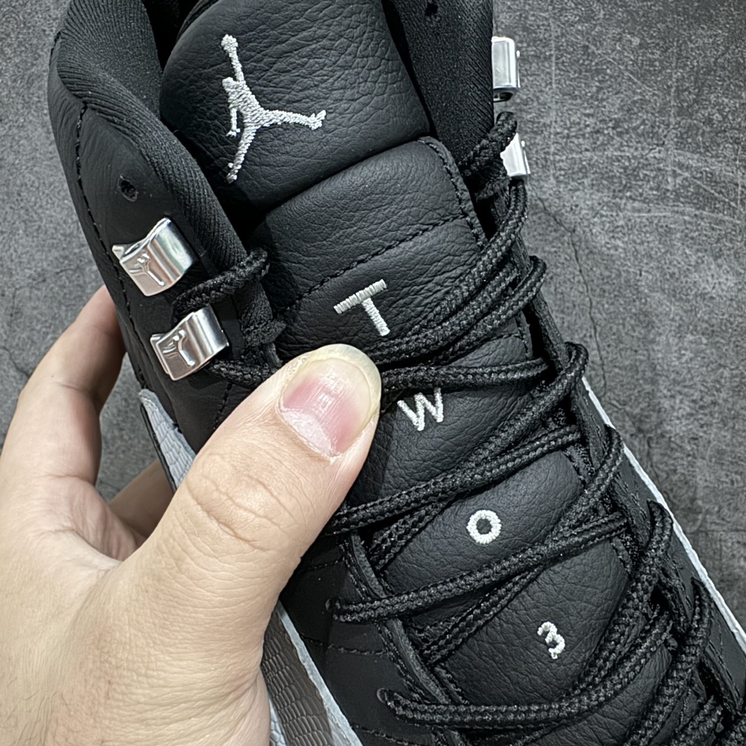 图片[7]-【TK至尊版】Air Jordan AJ12 Retro 潮流 中帮 复古篮球鞋 狼灰黑CT8013-010nn一比一原厂皮 最正确的版型鞋盒 鞋盒标 芯片 更多12代的配色陆续出齐真真的做到市场12代天花板 国外强烈推荐版本外贸混卖专供品质国内专业外贸AJ大厂出品原厂楦头纸板 原厂皮料打造 原厂真碳板 内置气垫  尺码：40 40.5 41 42 42.5 43 44 44.5 45 46 47.5 编码：ZG480520-莆田鞋批发中心