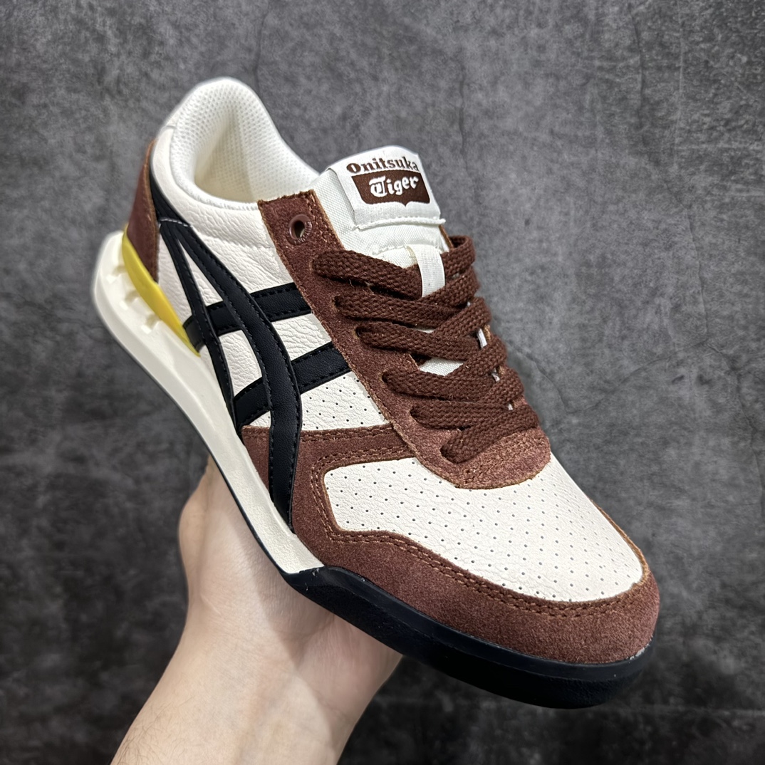 图片[3]-【神版】Asics Onitsuka Tiger Ultimate 81 EX 亚瑟士终极系列低帮复古风百搭皮革休闲运动慢跑鞋n采用软质荔枝纹牛培皮鞋面材质 配置OrthoLite鞋垫 轻质Eva缓震组合耐磨橡胶外底 Onitsuka Tiger 鬼塚虎 ULTIMATE 81EX 1183B510 中性款运动鞋 鞋跟底部的缓震孔设计以及TPU后跟保护片强化稳定性 造就合乎新时代高性能运动鞋标准的现代鞋款 牛皮革鞋面 FLYTEFOAM Propel中底增强缓震性与回弹性 鞋跟处采用fuzeGEL缓震胶科技 强化缓震 OrthoLite鞋垫 进一步强化缓震Gel-Kayano超轻量专业运动慢跑鞋  尺码：36-45 编码：DZ230250-莆田鞋批发中心