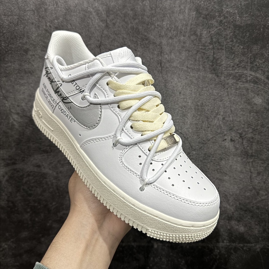 图片[3]-【公司级】Nk Air Force 1\’07 Low 银勾off风 空军一号绑带低帮休闲板鞋 ZH0316-049rn#定制皮料 原厂3D打印 定制鞋盒 原楦原纸板 纯正空军版型 内置全掌气垫r 尺码：36 36.5 37.5 38 38.5 39 40 40.5 41 42 42.5 43 44 44.5 45  编码：HXS310320-莆田鞋批发中心