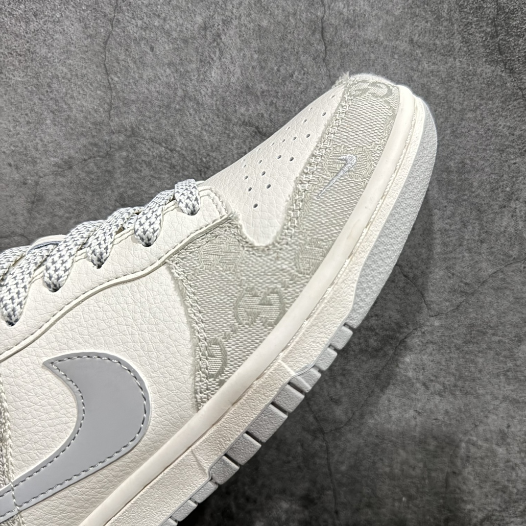 图片[6]-【定制版】Nk SB Dunk Low 古驰联名-烟灰灰底 周年高端定制 低帮休闲板鞋 XX2025-802rn#定制鞋盒 大厂纯原品质出货 超高清洁度 皮料切割干净无任何毛边 细节完美 r 尺码：36 36.5 37.5 38 38.5 39 40 40.5 41 42 42.5 43 44 44.5 45  编码：HXS320340-莆田鞋批发中心