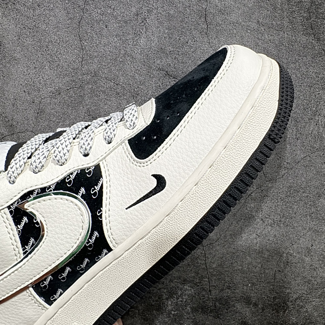 图片[6]-【公司级】海外限量发售NIke Air Force 1 \’07 Low “斯图西联名–米黑英文银边”空军一号 低帮 运动鞋 休闲鞋 折边针车 工艺难度大 原楦头原纸板 原装鞋盒 定制五金配件 内置全掌气垫 原厂鞋底货号：XZ6188-729 Size：36 36.5 37.5 38 38.5 39 40 40.5 41 42 42.5 43 44 44.5 45 编码：HXS310320-莆田鞋批发中心