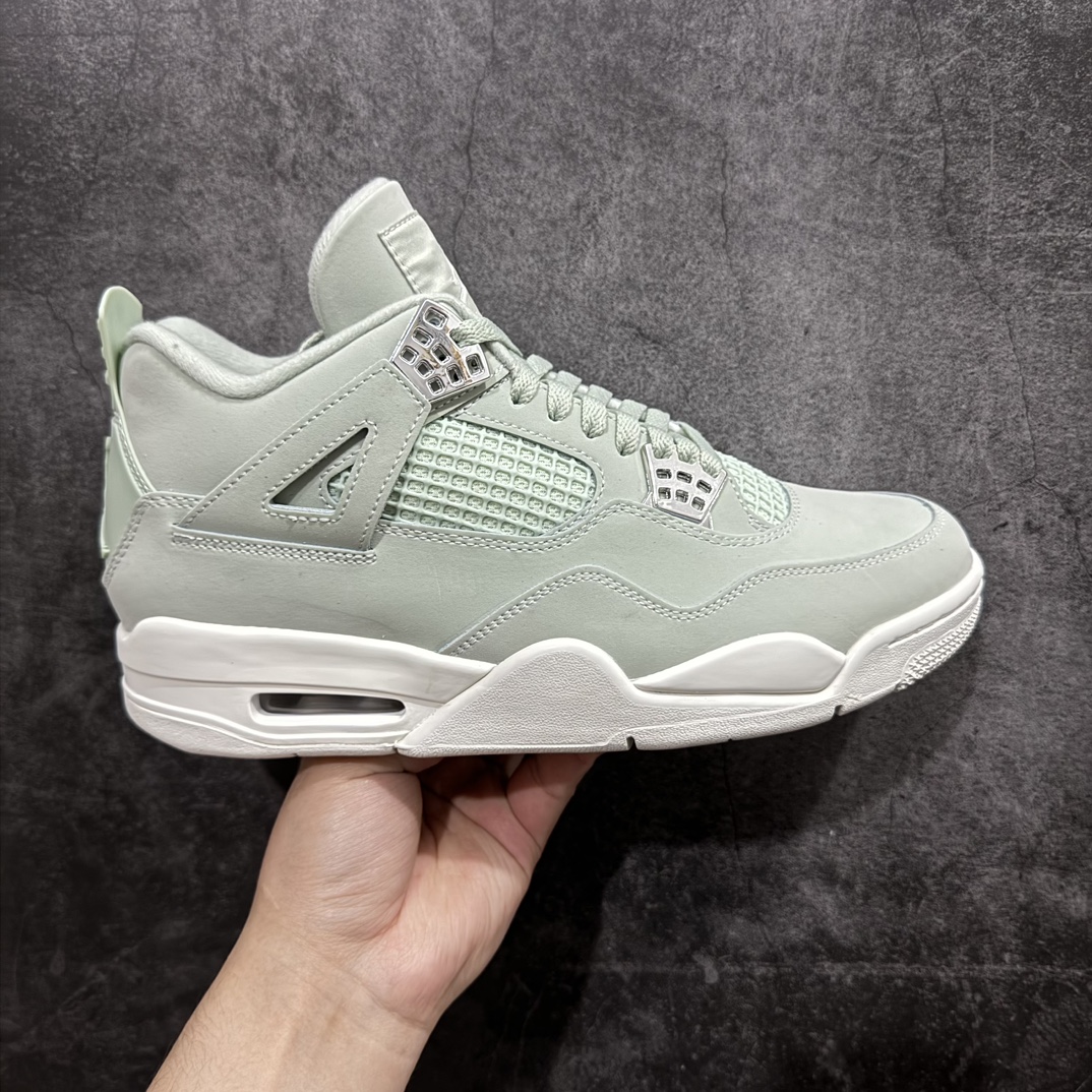 【原厂版本】Air Jordan AJ4 \”Seafoam\” 薄荷绿 HV0823-003 全新升级改良 原鞋原楦原纸板同源开发 完美呈现乔4的版型 内侧正确双色网格 还原细节 原厂皮料 正确气垫颜色 正确网格工艺 正确拉帮工艺 全鞋原装材料制作 原档案原模具打造 支持全方位与正品对比  尺码：36 36.5 37.5 38 38.5 39 40 40.5 41 42 42.5 43 44 44.5 45 46 47.5 编码：X10390420-莆田鞋批发中心