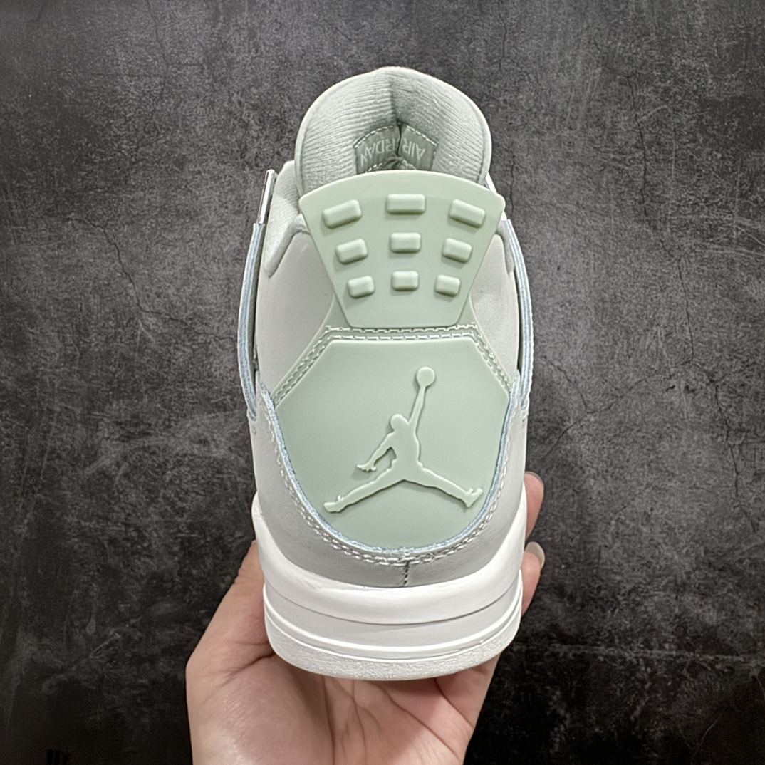 图片[4]-【原厂版本】Air Jordan AJ4 \”Seafoam\” 薄荷绿 HV0823-003 全新升级改良 原鞋原楦原纸板同源开发 完美呈现乔4的版型 内侧正确双色网格 还原细节 原厂皮料 正确气垫颜色 正确网格工艺 正确拉帮工艺 全鞋原装材料制作 原档案原模具打造 支持全方位与正品对比  尺码：36 36.5 37.5 38 38.5 39 40 40.5 41 42 42.5 43 44 44.5 45 46 47.5 编码：X10390420-莆田鞋批发中心