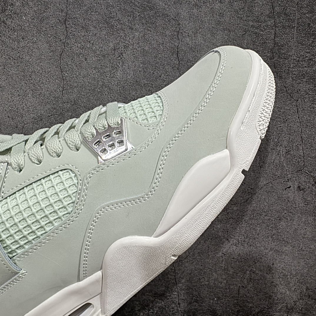 图片[6]-【原厂版本】Air Jordan AJ4 \”Seafoam\” 薄荷绿 HV0823-003 全新升级改良 原鞋原楦原纸板同源开发 完美呈现乔4的版型 内侧正确双色网格 还原细节 原厂皮料 正确气垫颜色 正确网格工艺 正确拉帮工艺 全鞋原装材料制作 原档案原模具打造 支持全方位与正品对比  尺码：36 36.5 37.5 38 38.5 39 40 40.5 41 42 42.5 43 44 44.5 45 46 47.5 编码：X10390420-莆田鞋批发中心